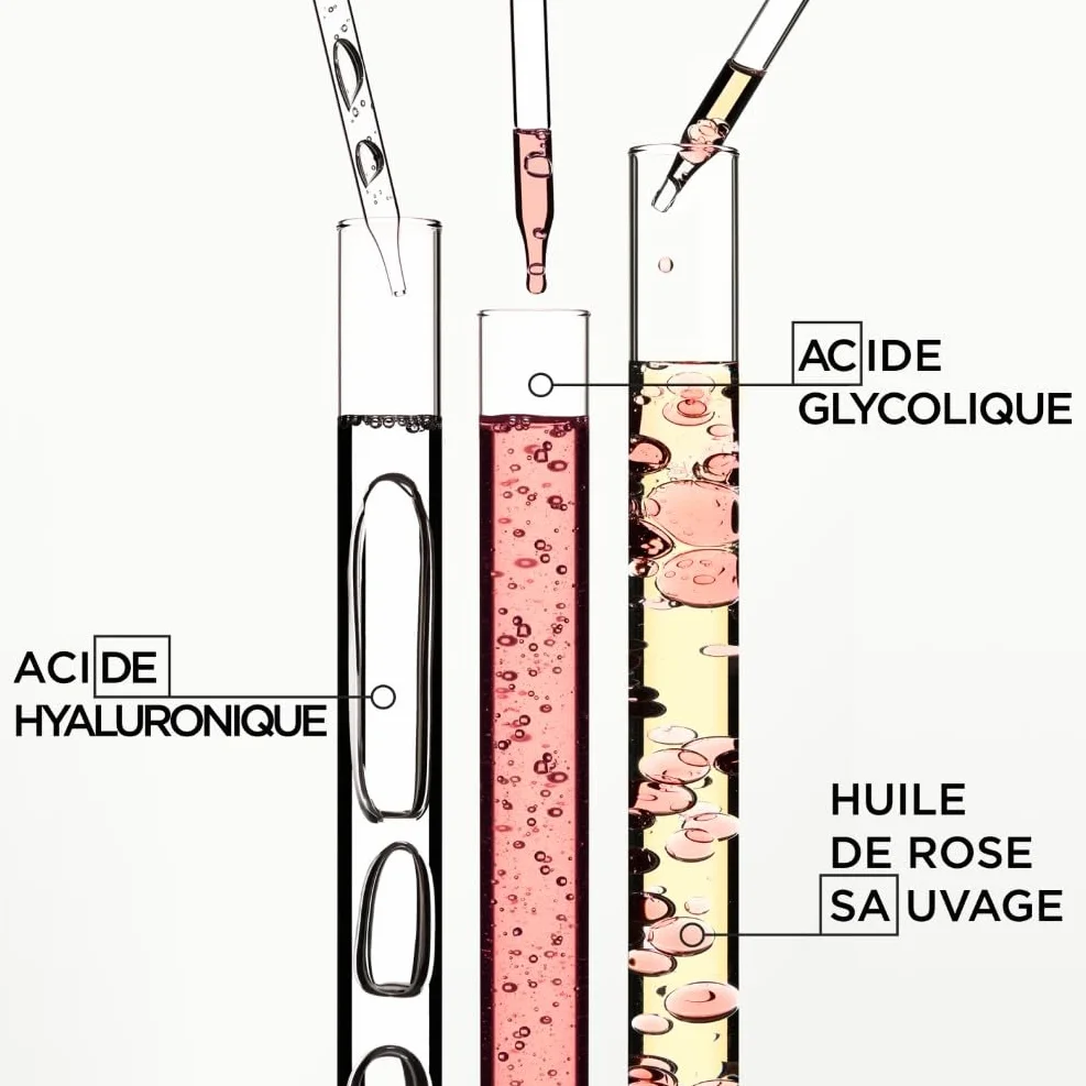 KÉRASTASE Gloss Absolu Shampoing Hydra-Glaze Cheveux Ternes Brillance Acide Hyaluronique Acide Glycolique Rose Sauvage