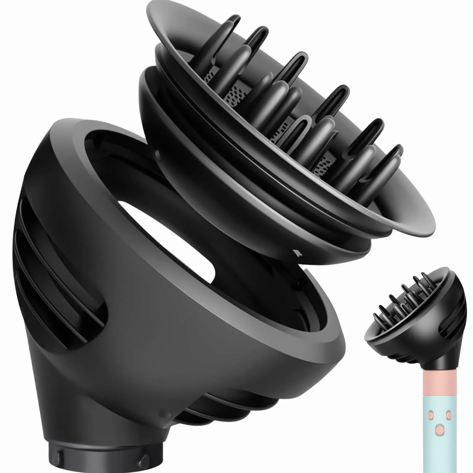Diffuseur Wave+Curl pour Dyson Airwrap HS01 HS05 HS08 Accessoire, embout pour dyson airwrap, conversion pour Dyson Airwrap Styler en sèche-cheveux