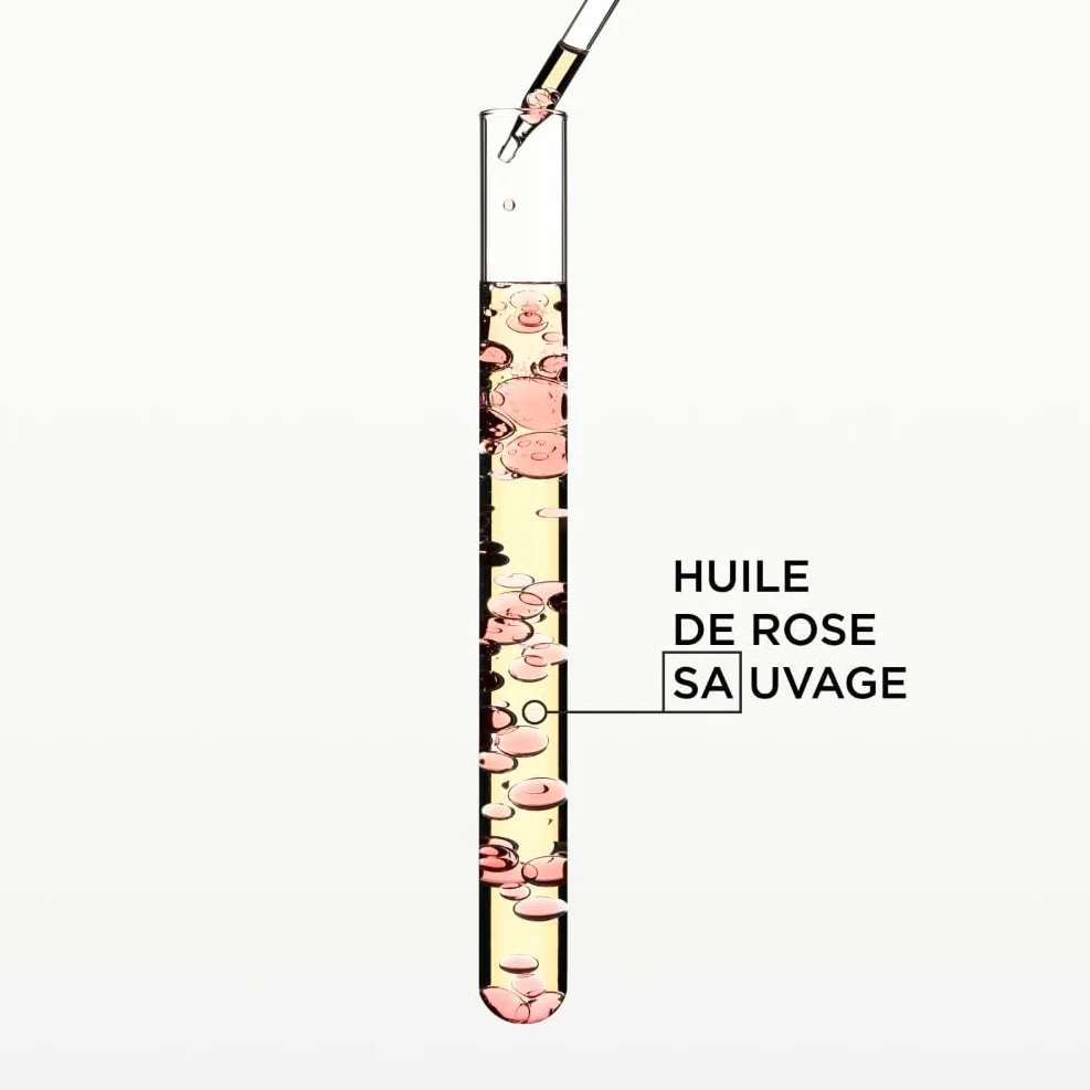 KERASTASE Gloss Absolu Glaze Drops Huile Cheveux Légère Brillance 96H Ultra-Glossy Huile Rose Sauvage 45 ml