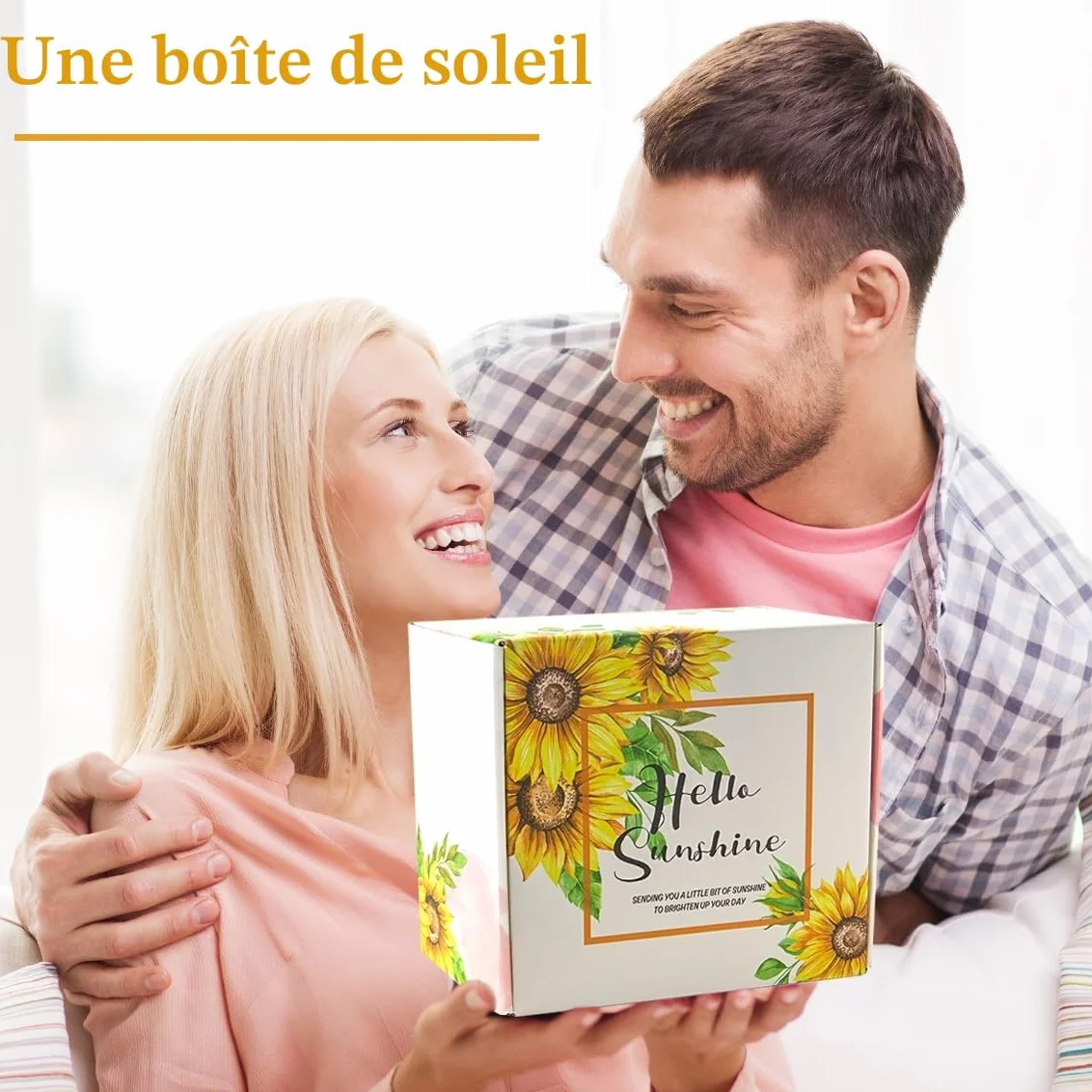 Coffret Cadeau Femme Tournesol Anniversaire Meilleure Amie
