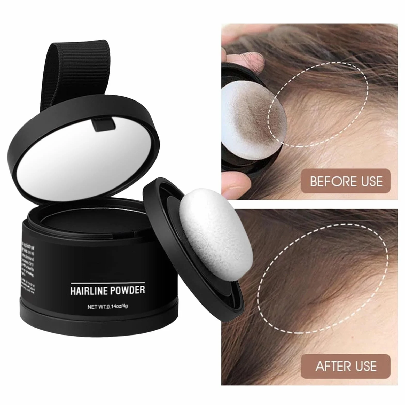 Namika Poudre Cheveux Waterproof 14 Couleurs Poudre De Racine Noir Homme Femme Couverture Racine
