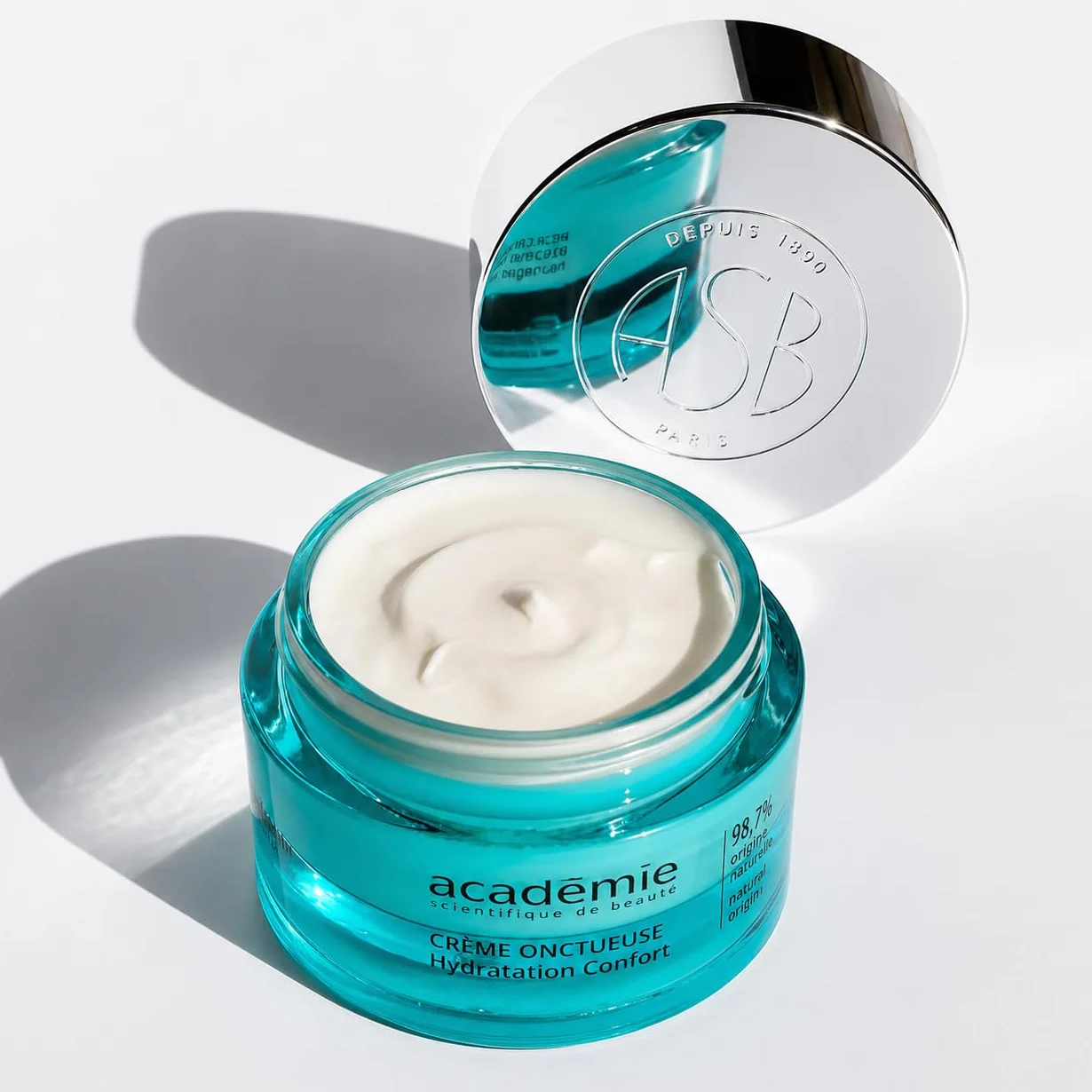 Académie Scientifique de Beauté - Hydraderm Crème Onctueuse 50 ml - Crème Visage Hydratante Nourrissante Peau Sèche à Très Sèche Confort Longue Durée