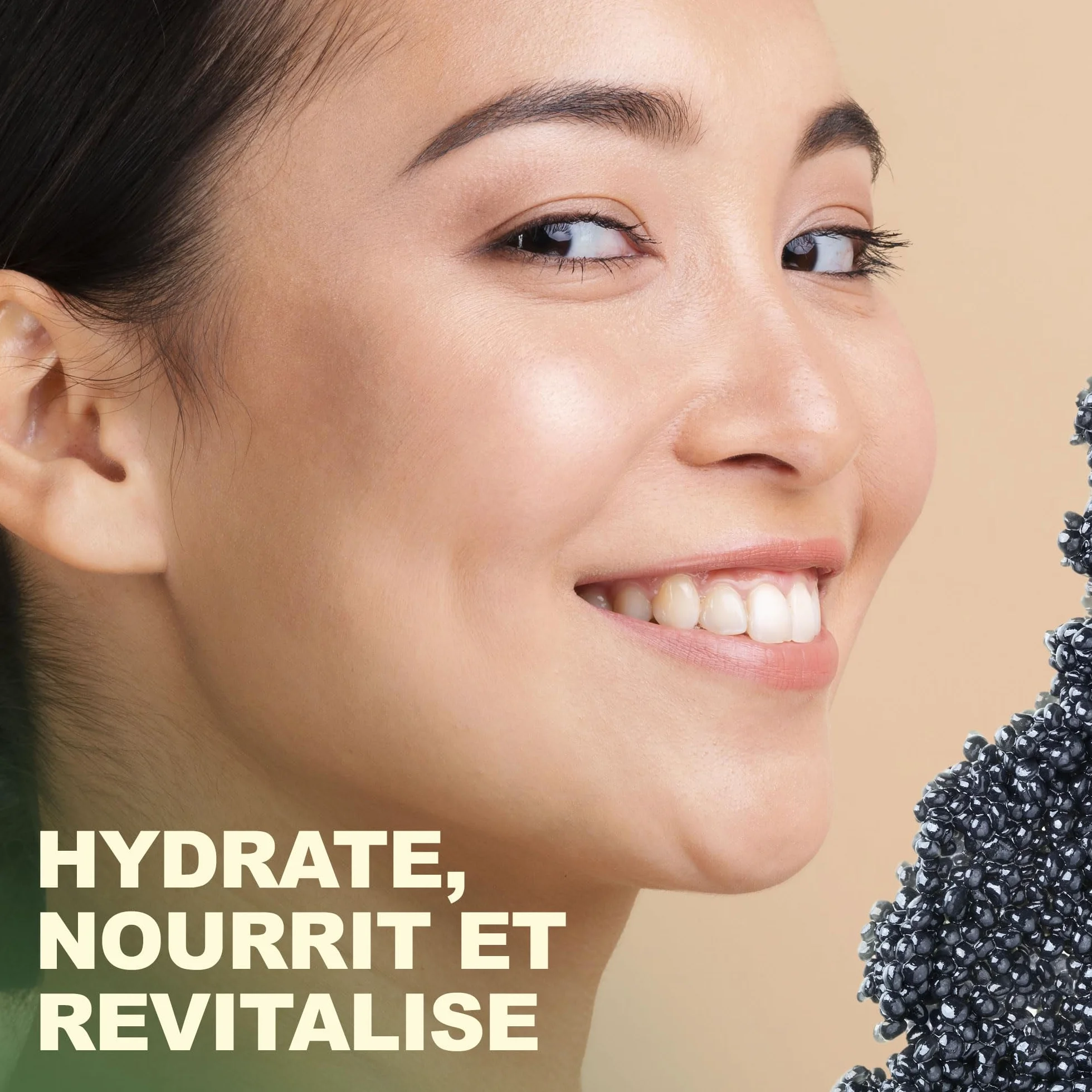 Masque Visage Relaxant et Lifting au Caviar | Soin Fermeté | Masque Peel-Off | Anti-Âge | Hydratation et Élasticité | Élimination Points Noirs, Transparent, 200g (Lot de 1)