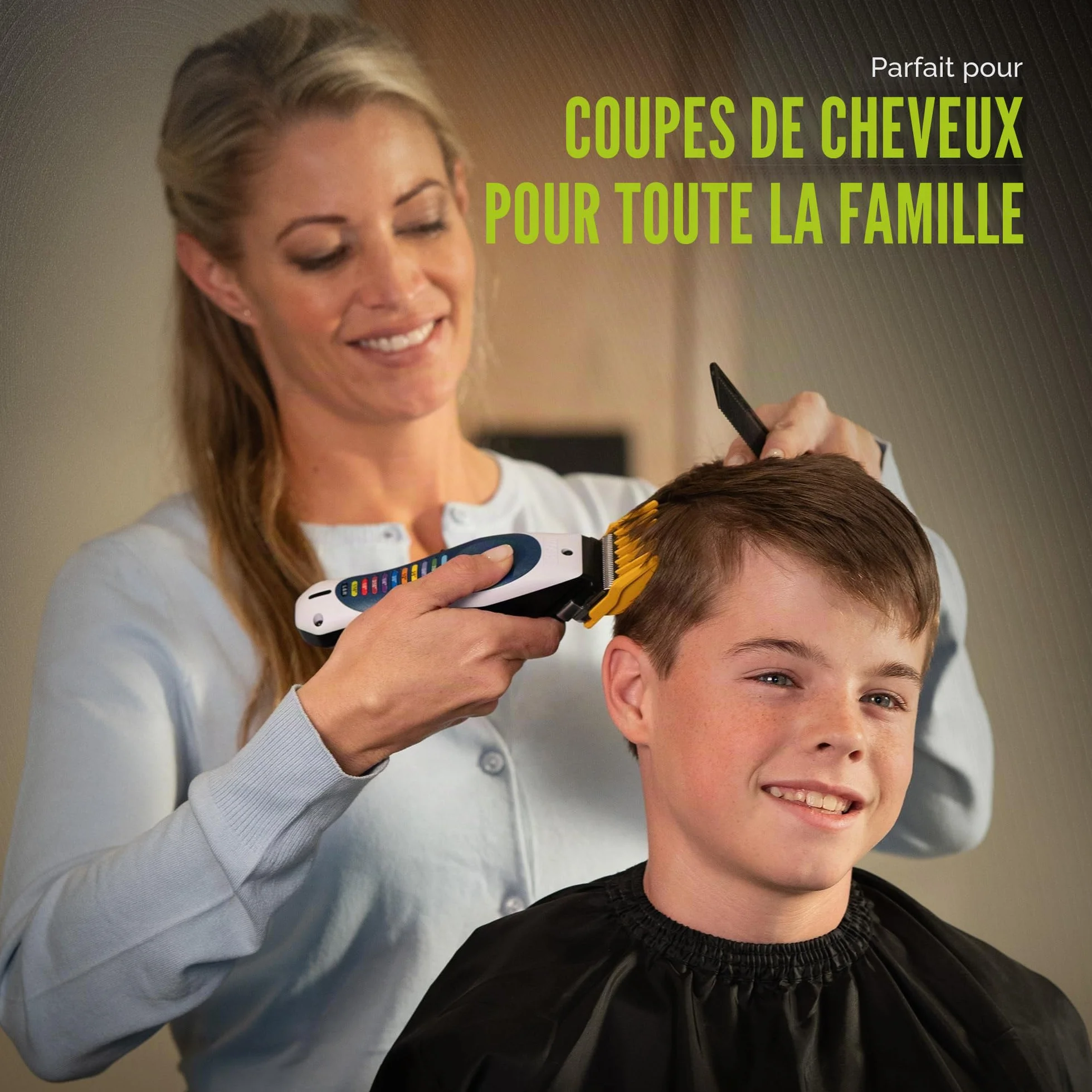 WAHL Color Pro Lithium Combi Kit, Kit de coupe complet, Tondeuse barbe, Ciseaux & peigne