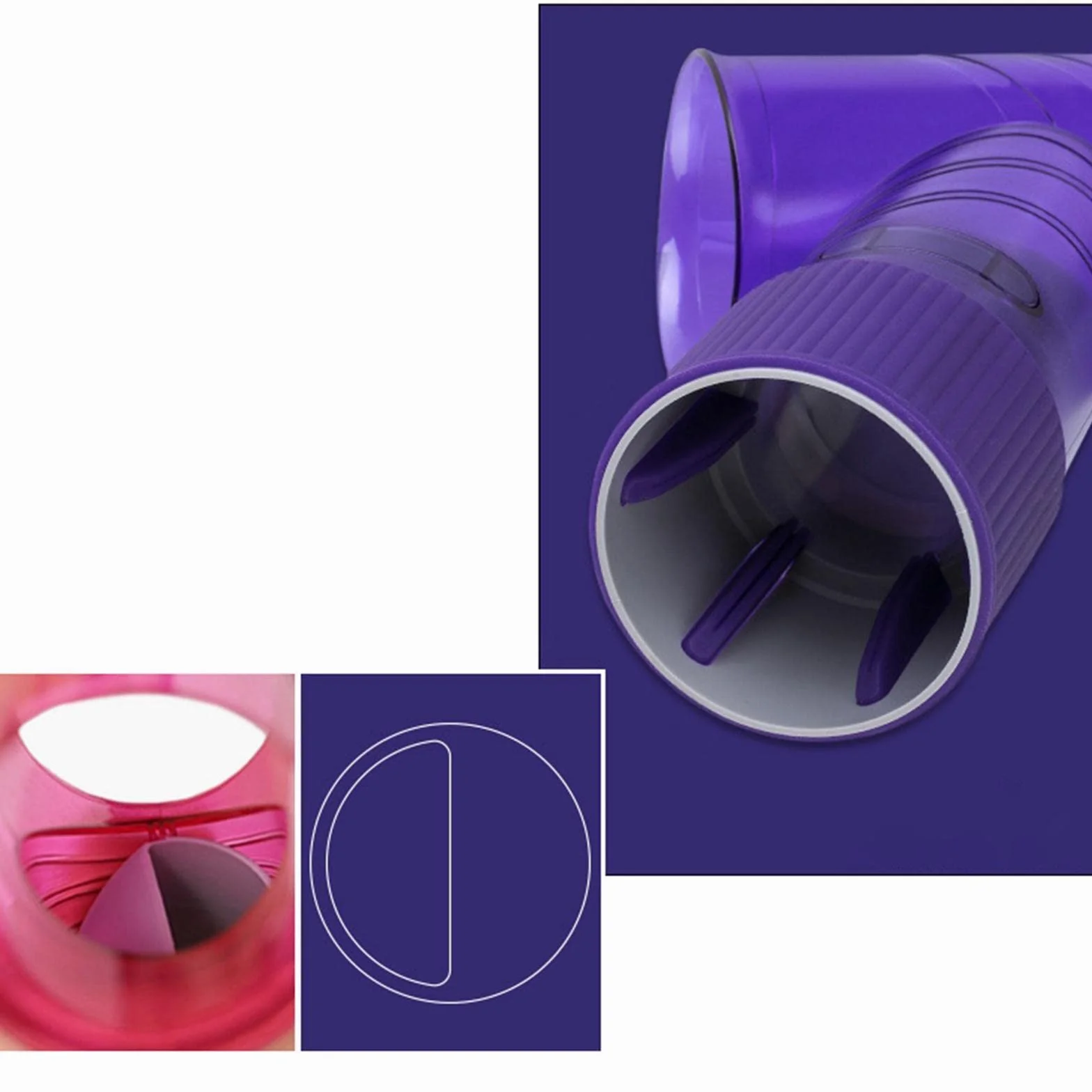 Sèche-cheveux Embout Diffuseur Boucleur Universel Rouleau Rotatif Plastique Résistant à La Température pour Boucles Naturelles Adapté Au Coiffage Des