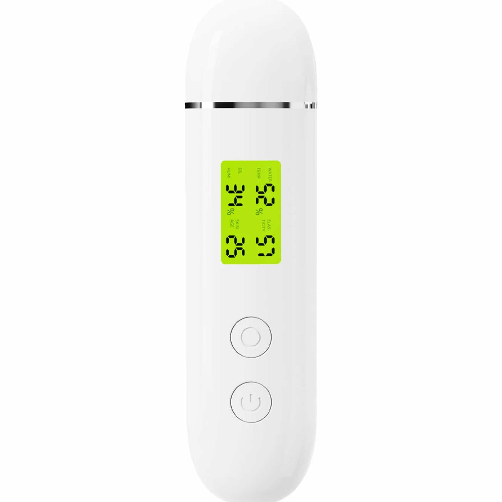 Testeur d'hydratation pour la peau, testeur d'hydratation de la peau, Testeur d'humidité rechargeable LCD Digital Tester Skin Skin Oil Content Analyseur de soins Face Care Tool pour Beauty Salon Spa