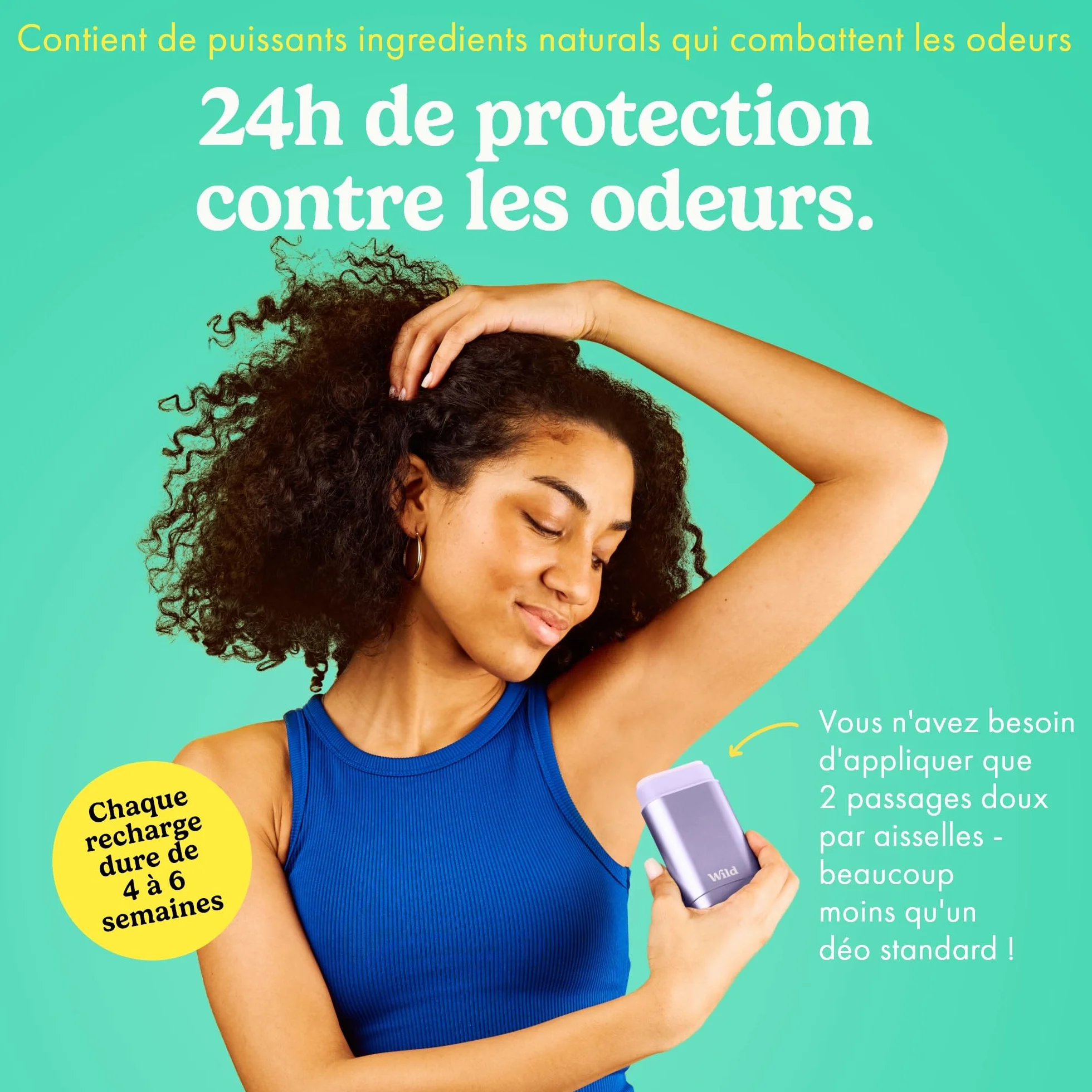 Déodorant Naturel Rechargeable Sans Aluminium Fresh Cotton Sea Salt Cherry Blossom Coconut Vanilla Protection Longue Durée