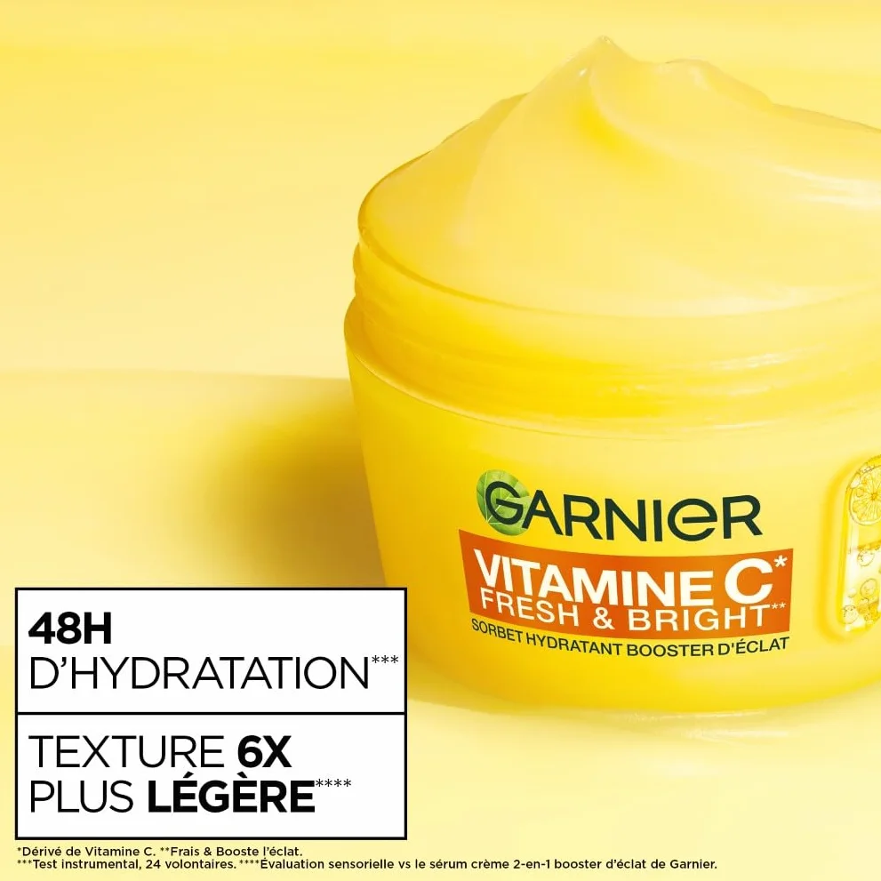GARNIER SkinActive Vitamine C Crème Sorbet Hydratante Boost d'Eclat 85 ml