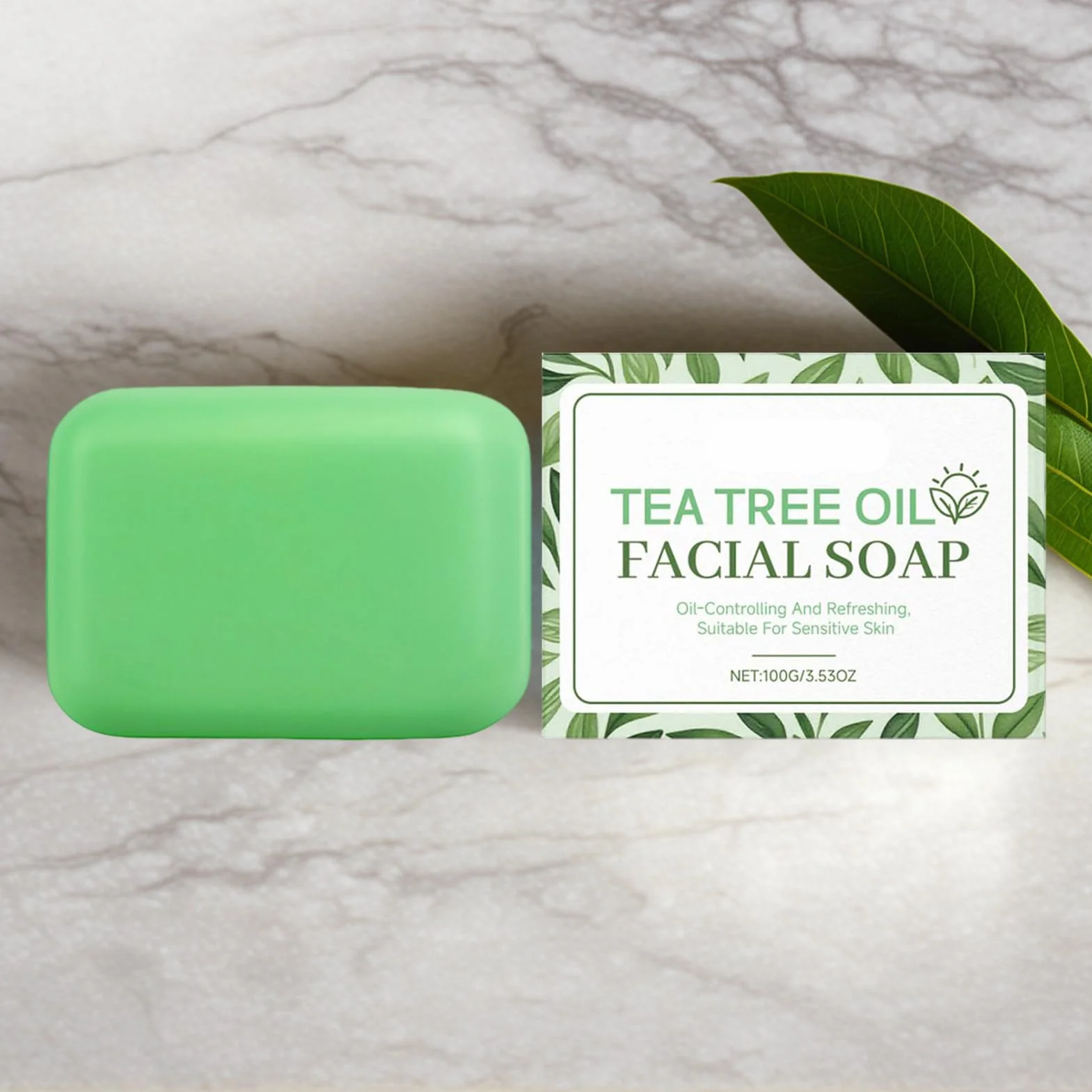 Savon Antifongique à l'Huile d'Arbre à Thé 100g Nettoyant Naturel Anti Mycose Pied