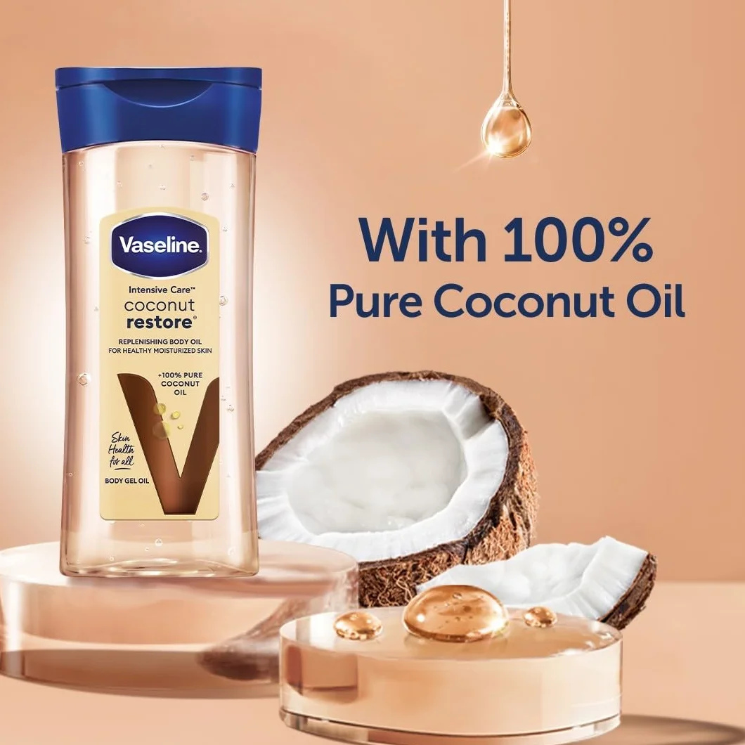 Huile corporelle Vaseline Intensive Care Coconut Restore 200ml
