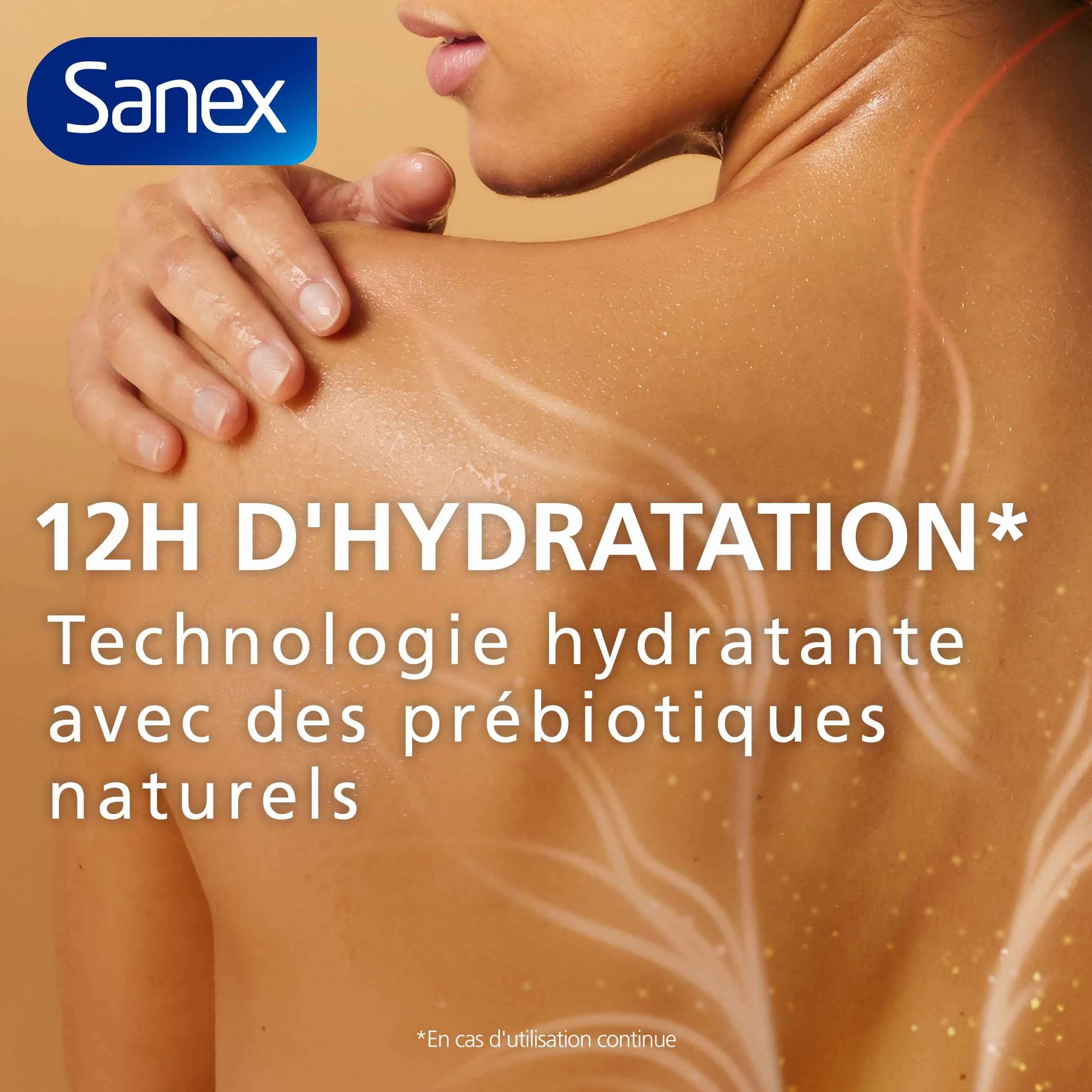 SANEX - Huile de Douche Derma Care Surgras - Hydratation 12h - Peaux sèches - 6 x 425ml