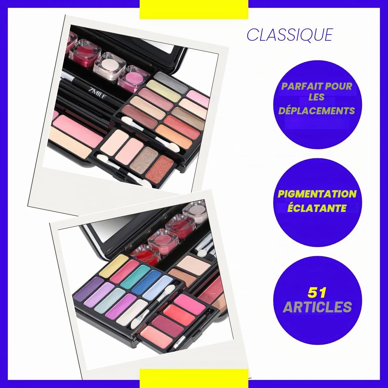 Palette de Maquillage 'Classic' ZMILE Cosmetics véganes