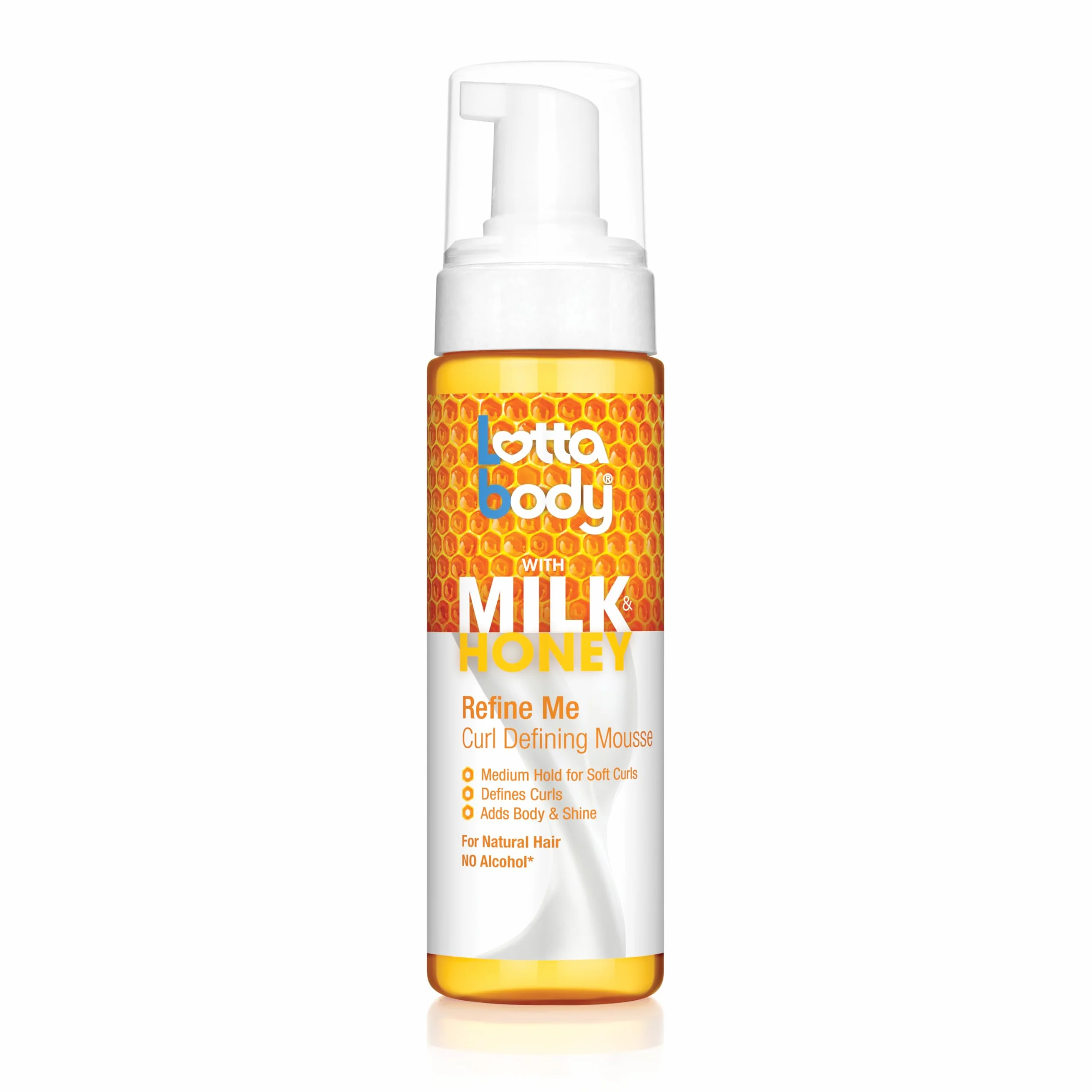 Lottabody milk & honey curl defining espuma 207 ml (refine me)