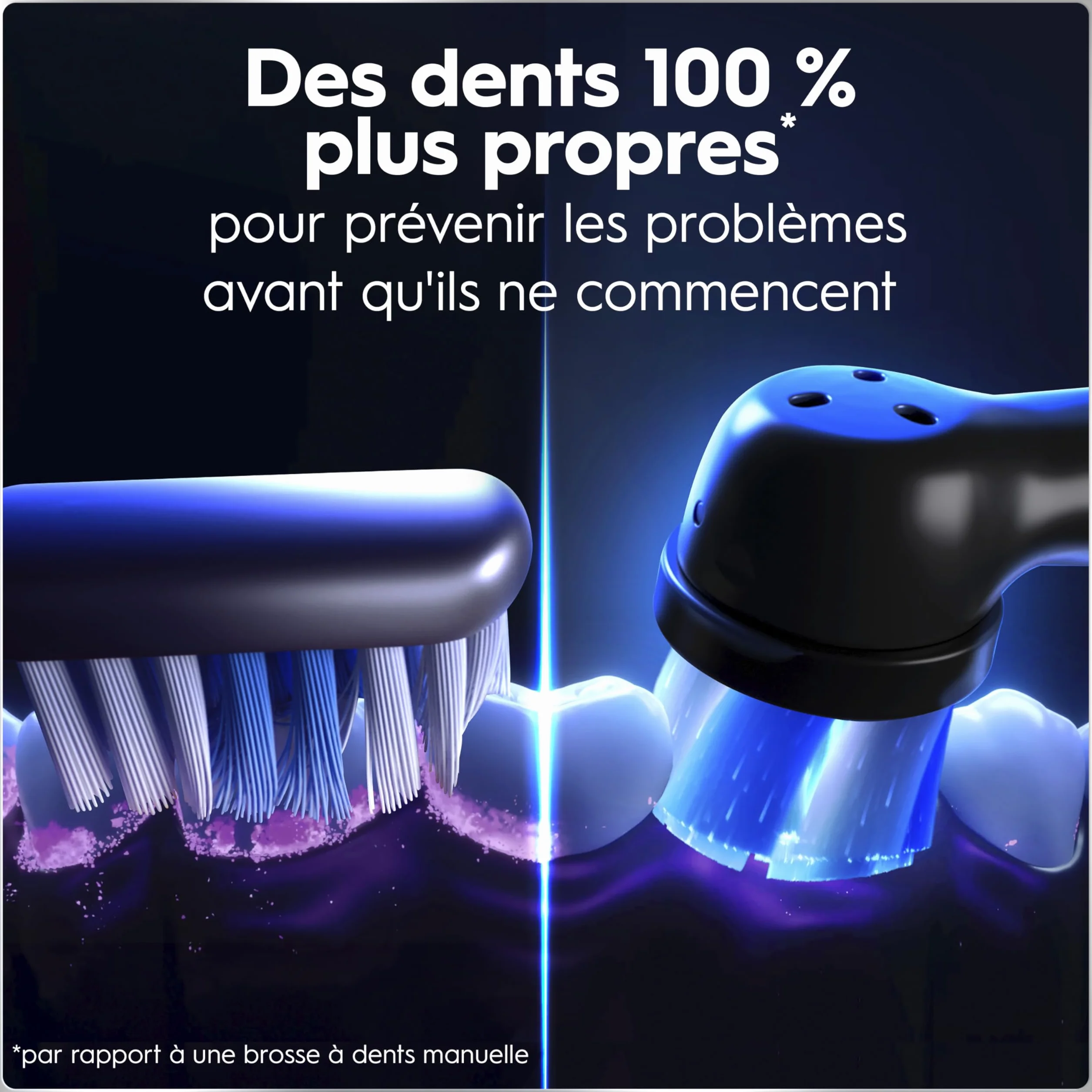 Oral-B Brosse à Dents Electrique iO 6, Noire, 5 Modes, Capteur de Pression, Batterie Rechargeable