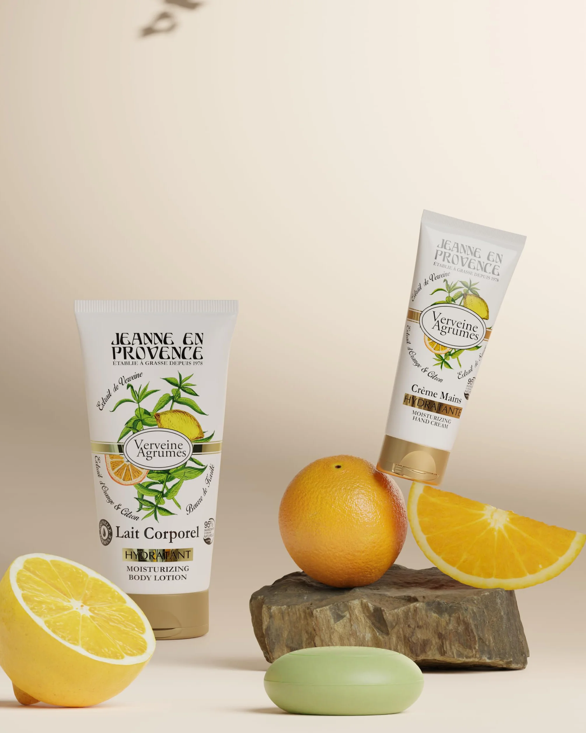 JEANNE EN PROVENCE Crèmes pour les mains Verveine Agrumes 75 ml Peaux Sèches