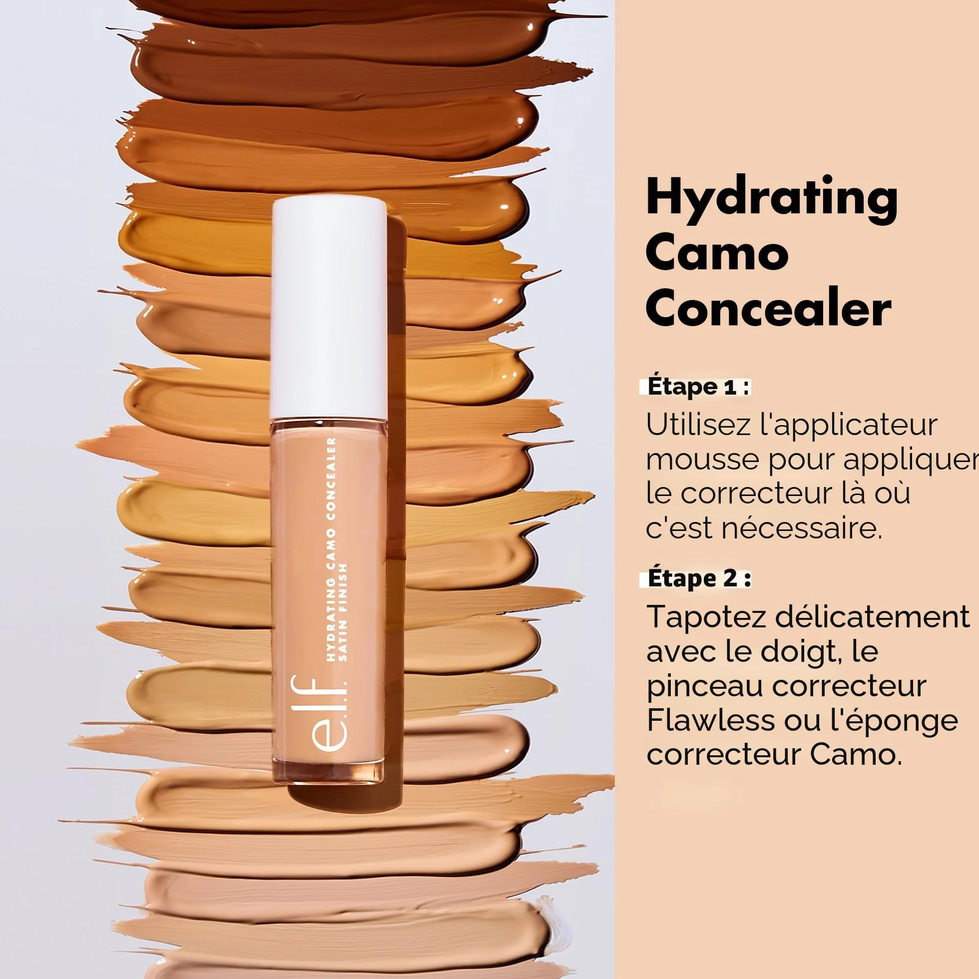 e.l.f. Camo Hydrating Concealer Correcteur de teint Light Beige