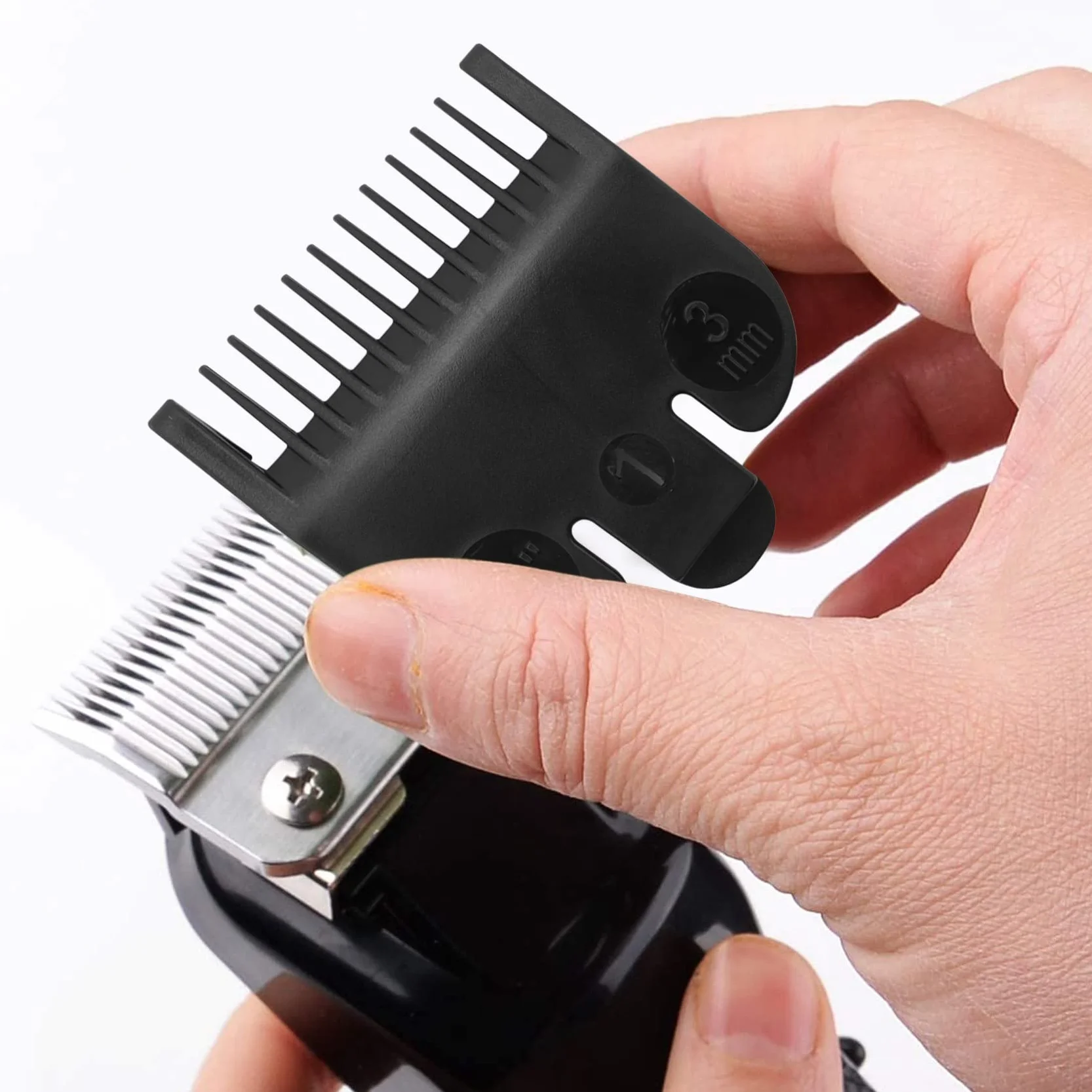 Tondeuse à Cheveux Universelle 3 Pièces Peigne Limite 1.5Mm 3Mm 4.5Mm