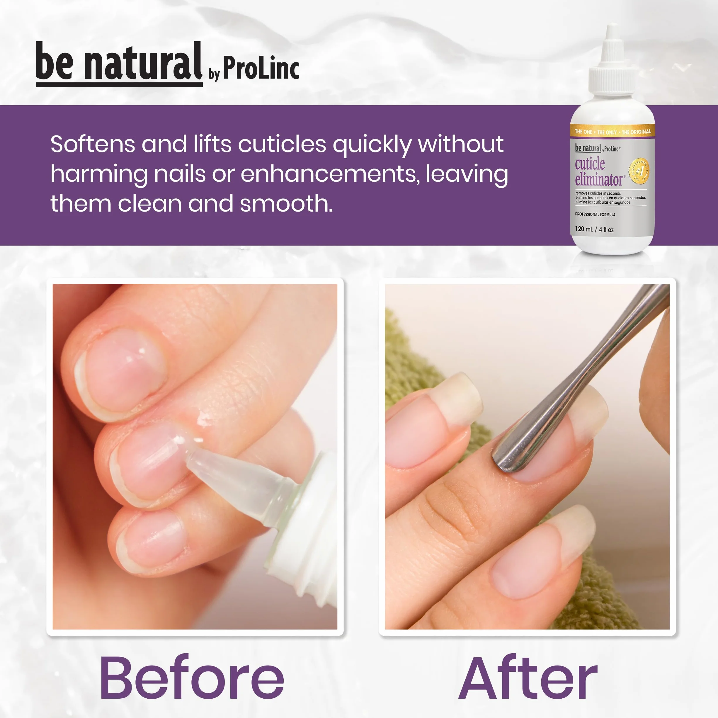 Prolinc Be Natural Cuticle Eliminator 2oz 59ml