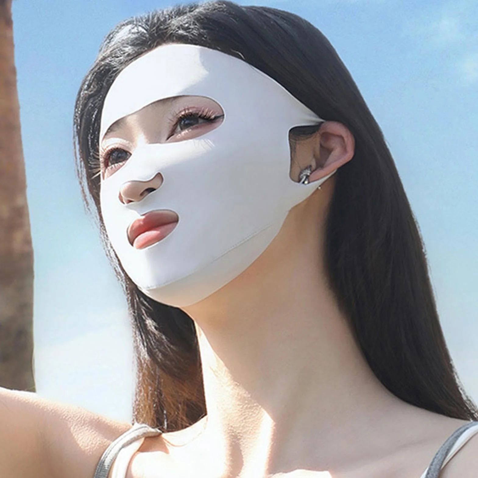 Manolyee Cache-Visage Anti-UV Protection Solaire Faciale Sports Extérieurs Course À Pied Cyclisme