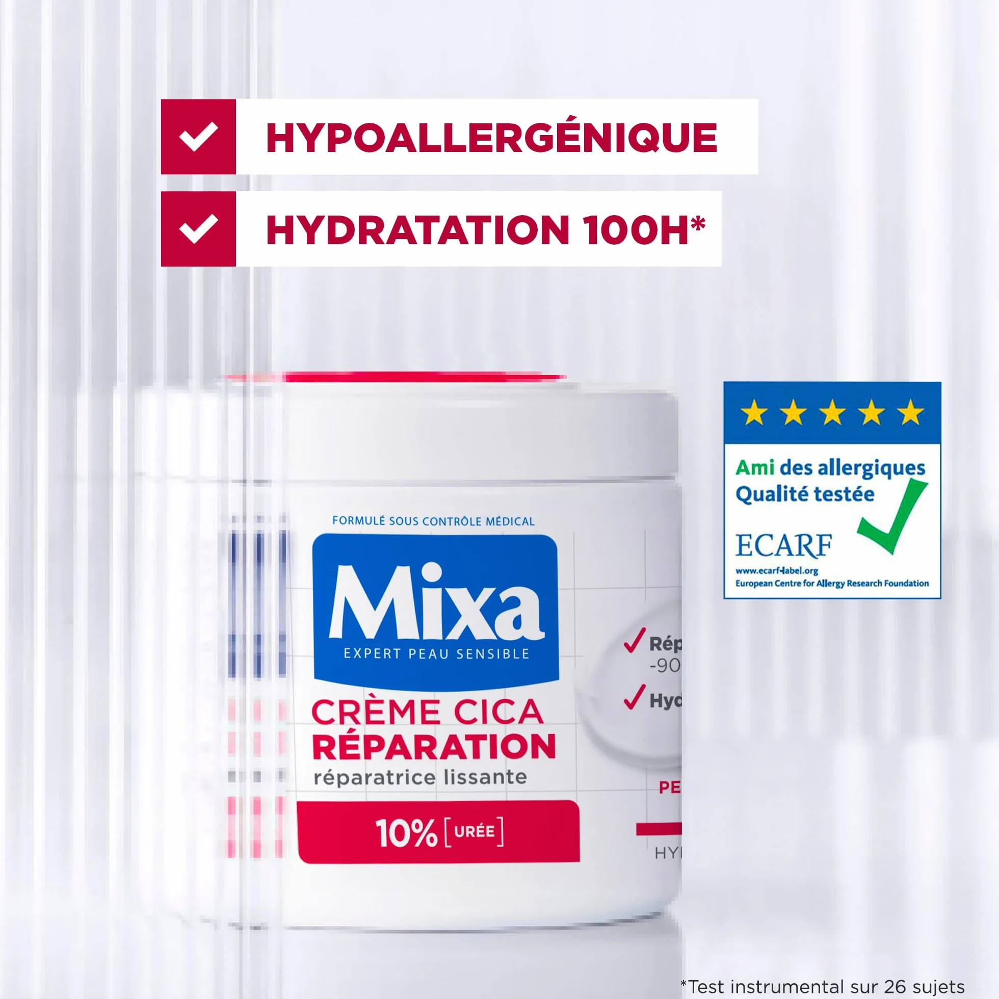 Mixa Crème Cica Réparation Peaux Très Sèches 400ml