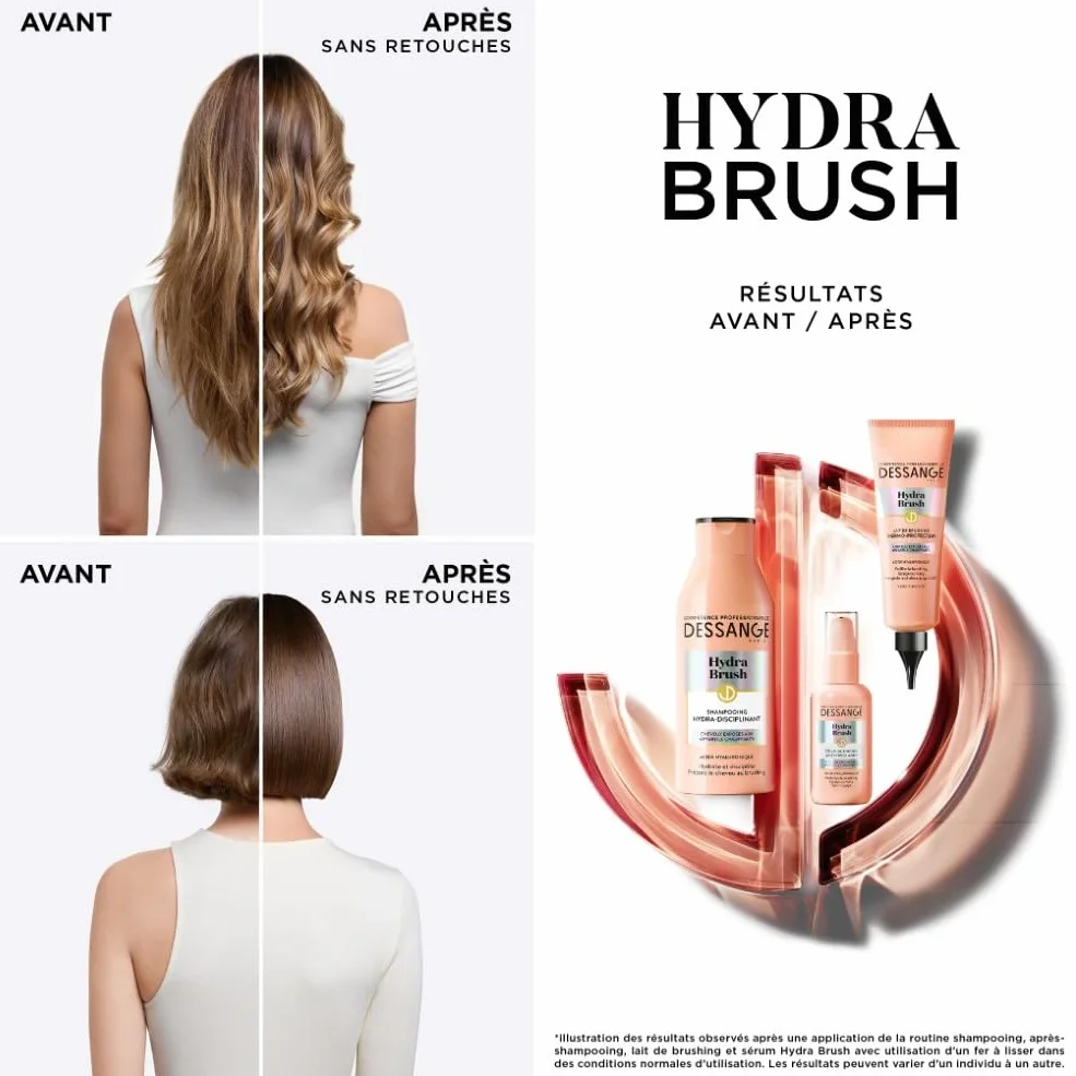 Dessange Soin Démêlant Hydratant & Disciplinant Préparation au Brushing Acide Hyaluronique 200 ml