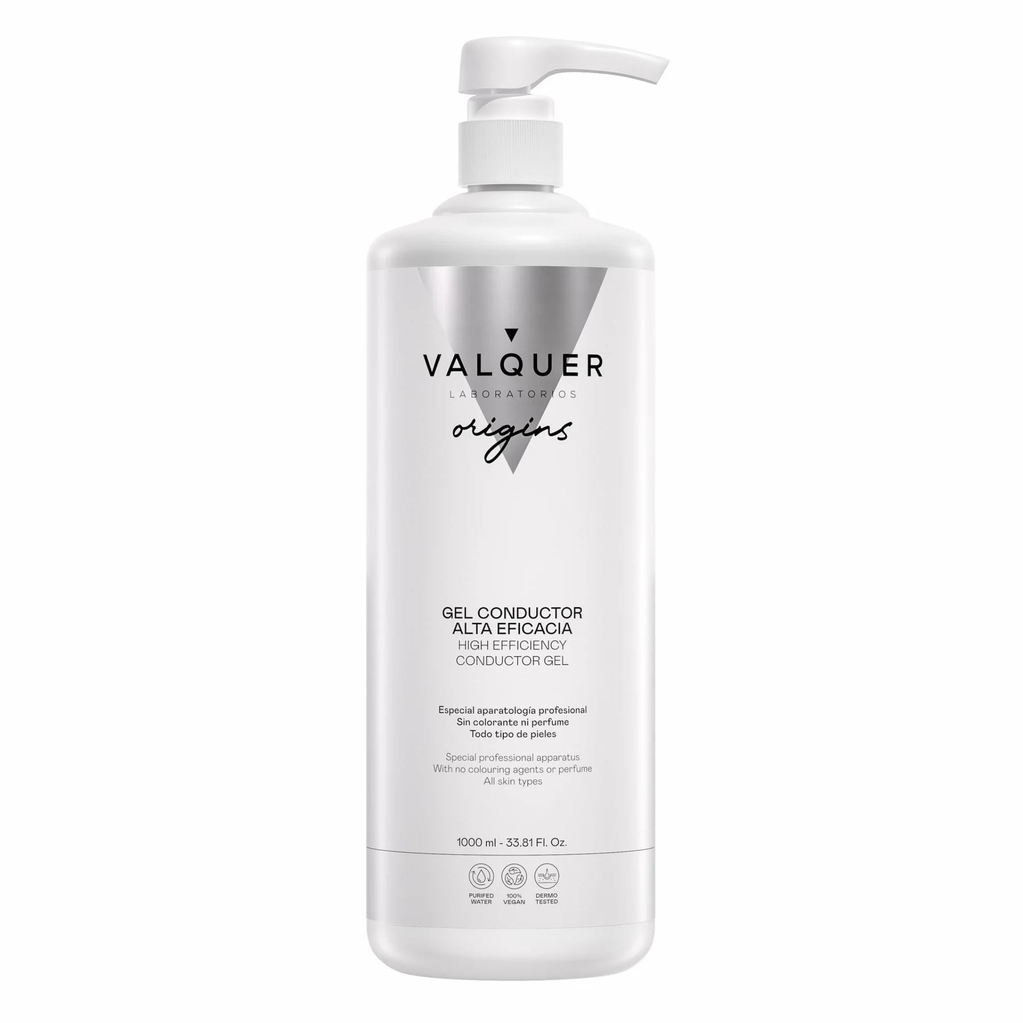 Gel conducteur Valquer 1l radiofréquence ultrasons électrostimulation IPL laser