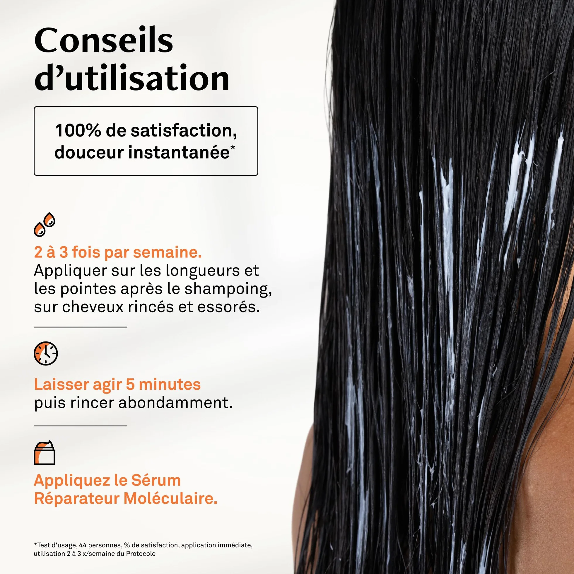 Luxéol Masque Capillaire Réparateur Moléculaire 200 ml Réparation Cheveux Abîmés