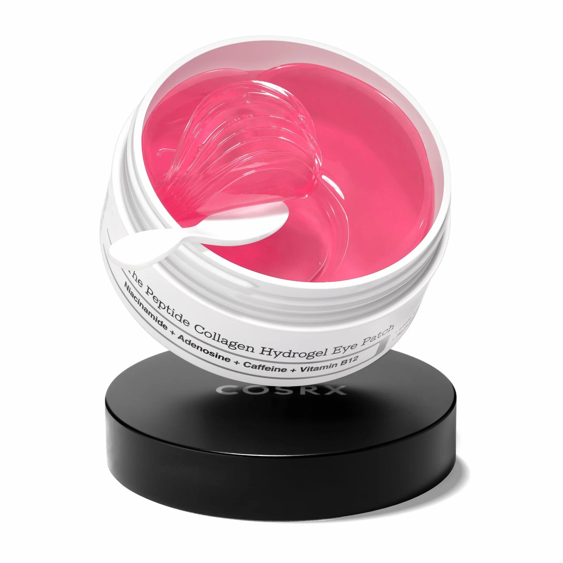 COSRX Peptide Collagen Hydrogel Eye Patch 60 Patches Anti-Cernes Caféine Korean Skincare