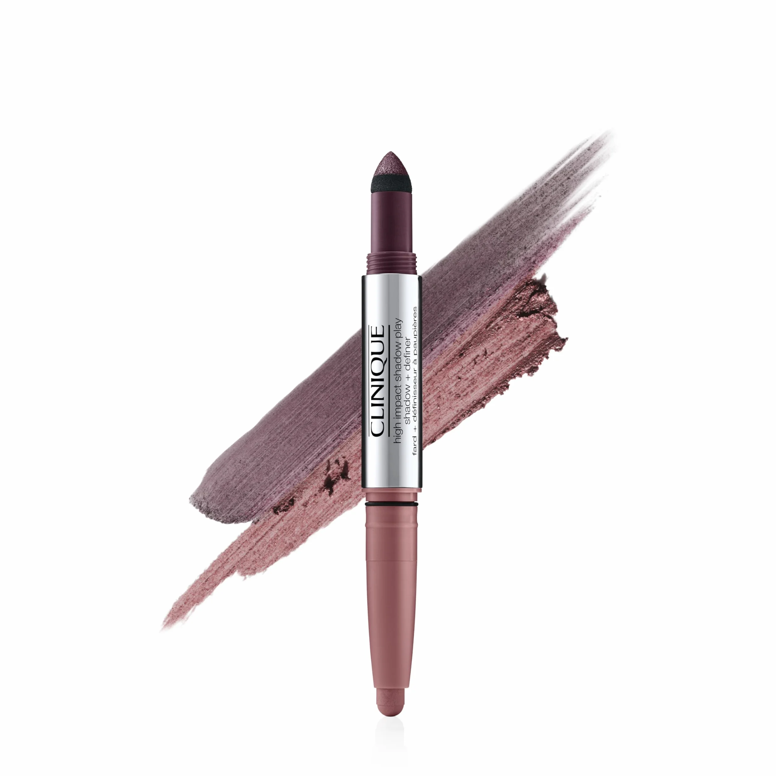 Clinique High Impact Shadow Play Fards à Paupières + Définisseur | Ne File Pas, Résiste à l'Eau + Convient aux Yeux Sensibles