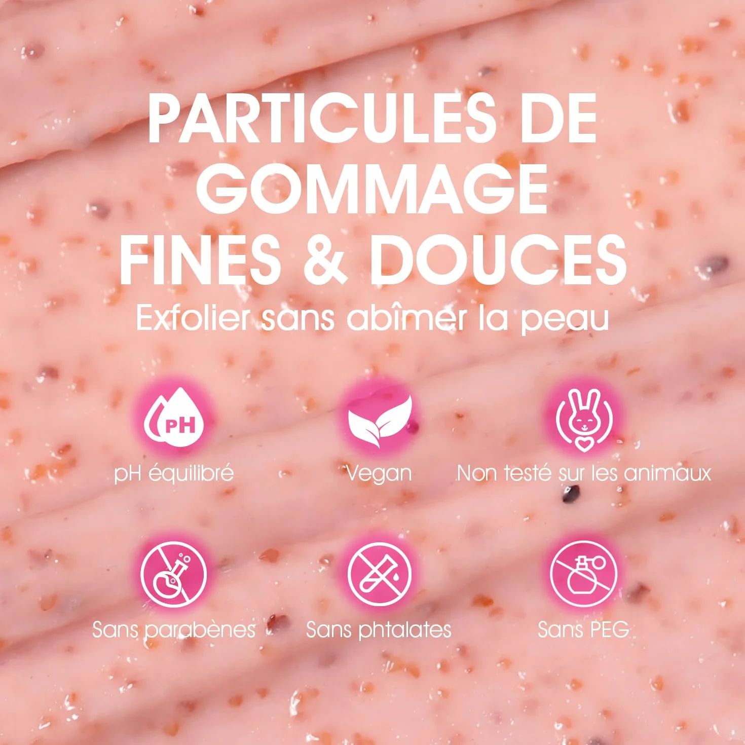 Gommage Bikini AHA BHA Curcuma 220g Élimine Poils Incarnés Peau