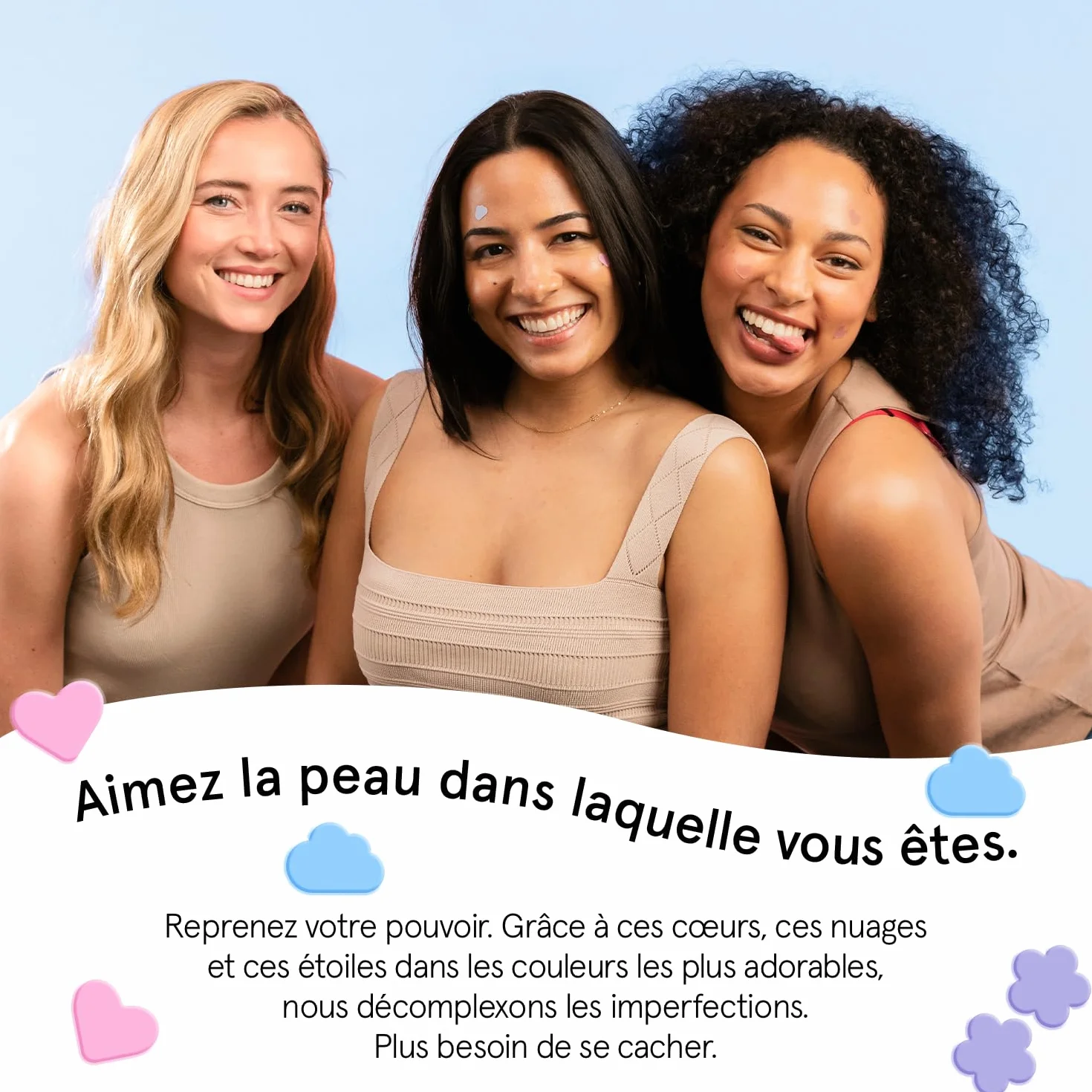 Grace & Stella Patch Hydrocolloïde Visage 36 unités Testés Dermatologues Vegan
