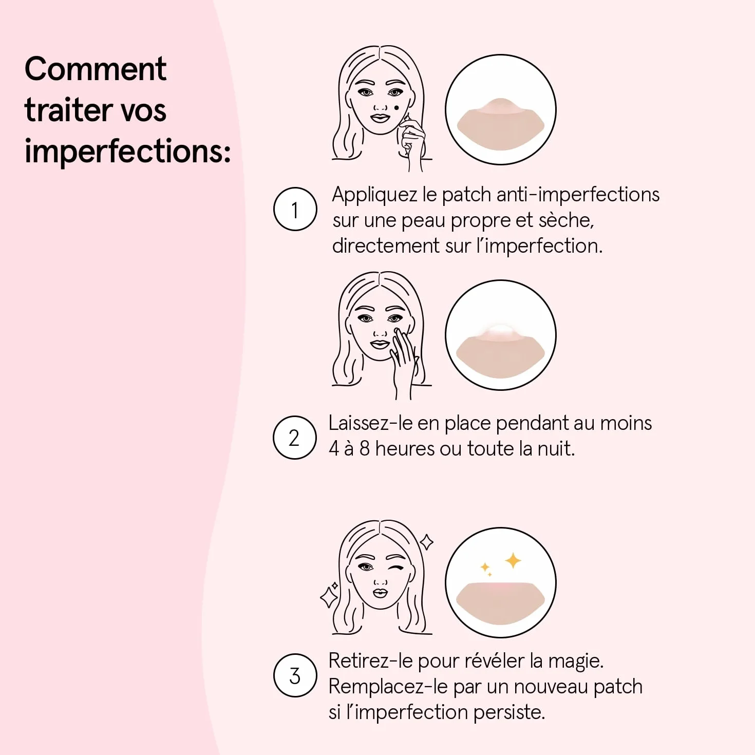 Grace & Stella Patch Hydrocolloïde Visage 36 unités Testés Dermatologues Vegan