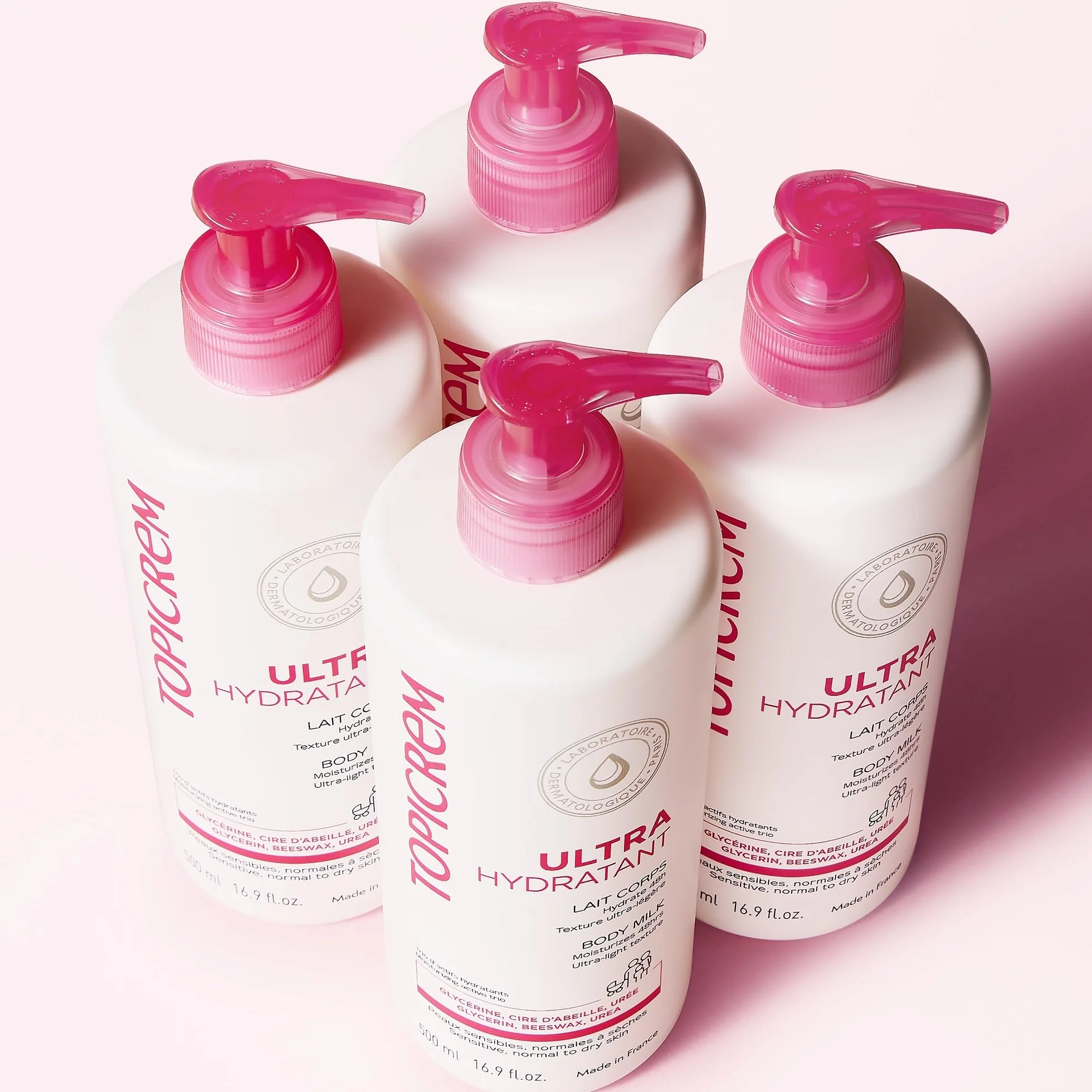 Topicrem Ultra Hydratant Lait Corps Hydrate 48h 500 ml
