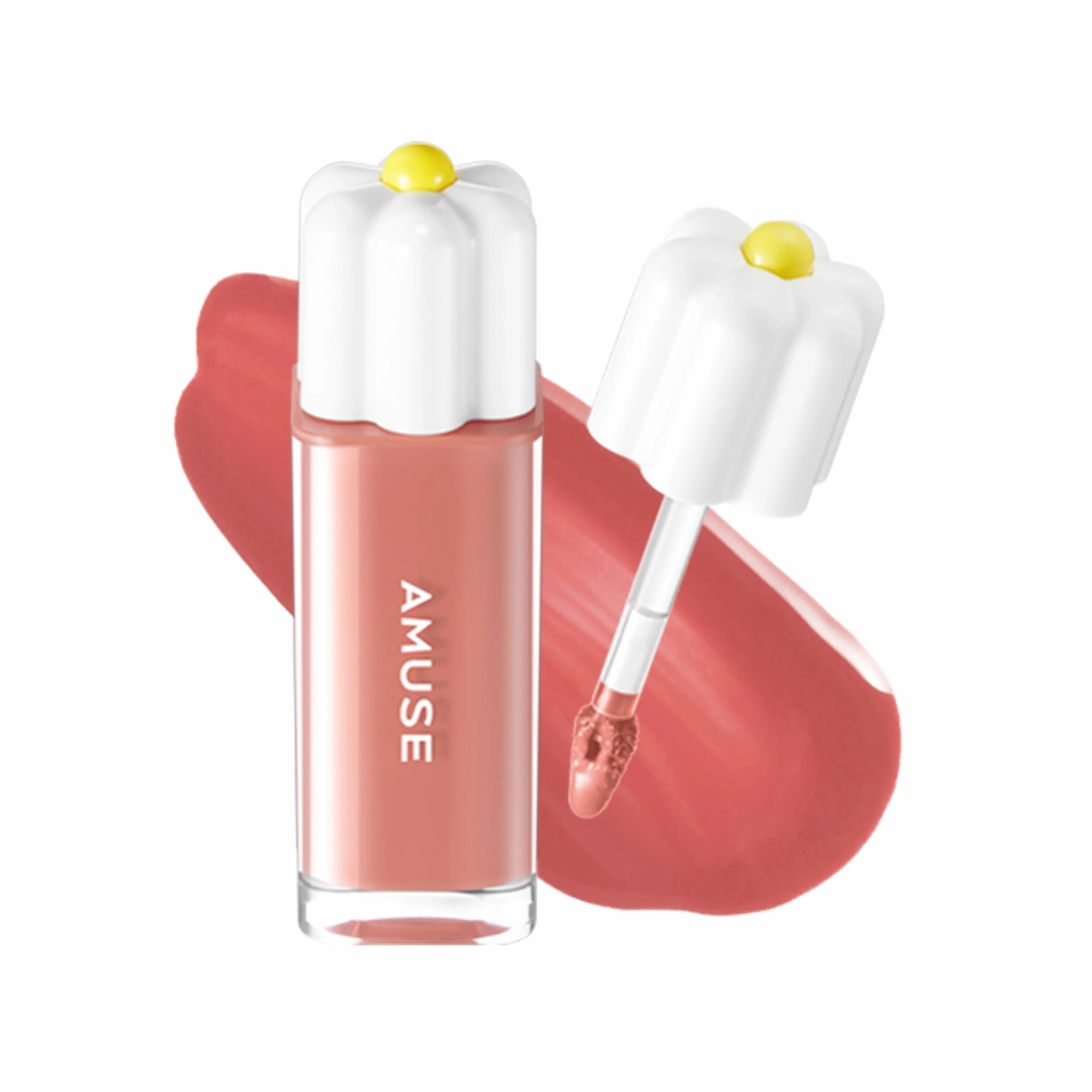 Amuse Daisy Flower Dew Tint 06 FIG DEW Encre à base d'eau 35 % haute humidité, longue durée, acétate de vitamine E, hydratant, pas de peel off, traitement des lèvres, non adhésif, pour les lèvres