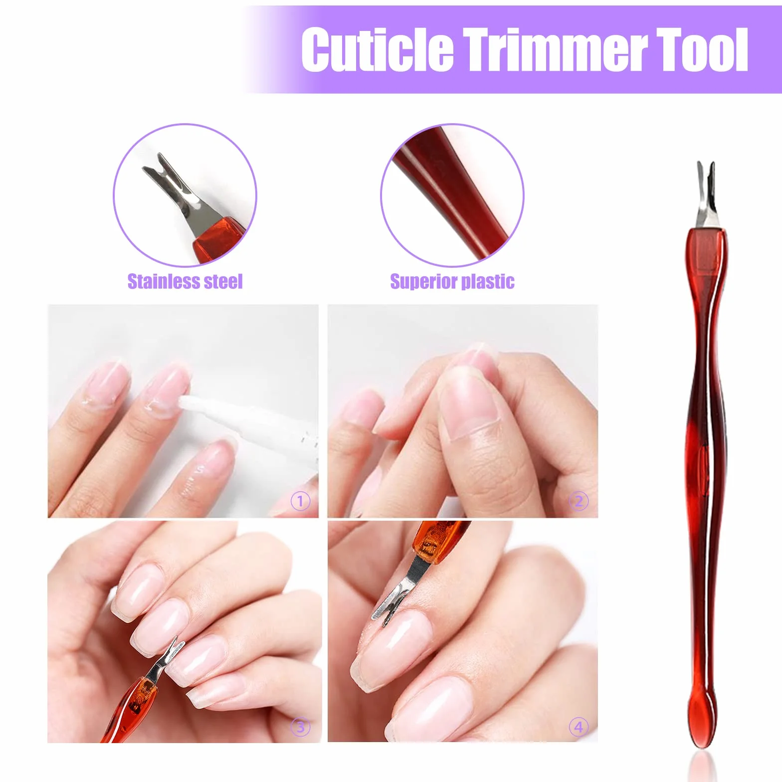 Limes à Ongles Lot de 7, 100/180, Lime à Ongles Professionnelles pour Manucure et Salon