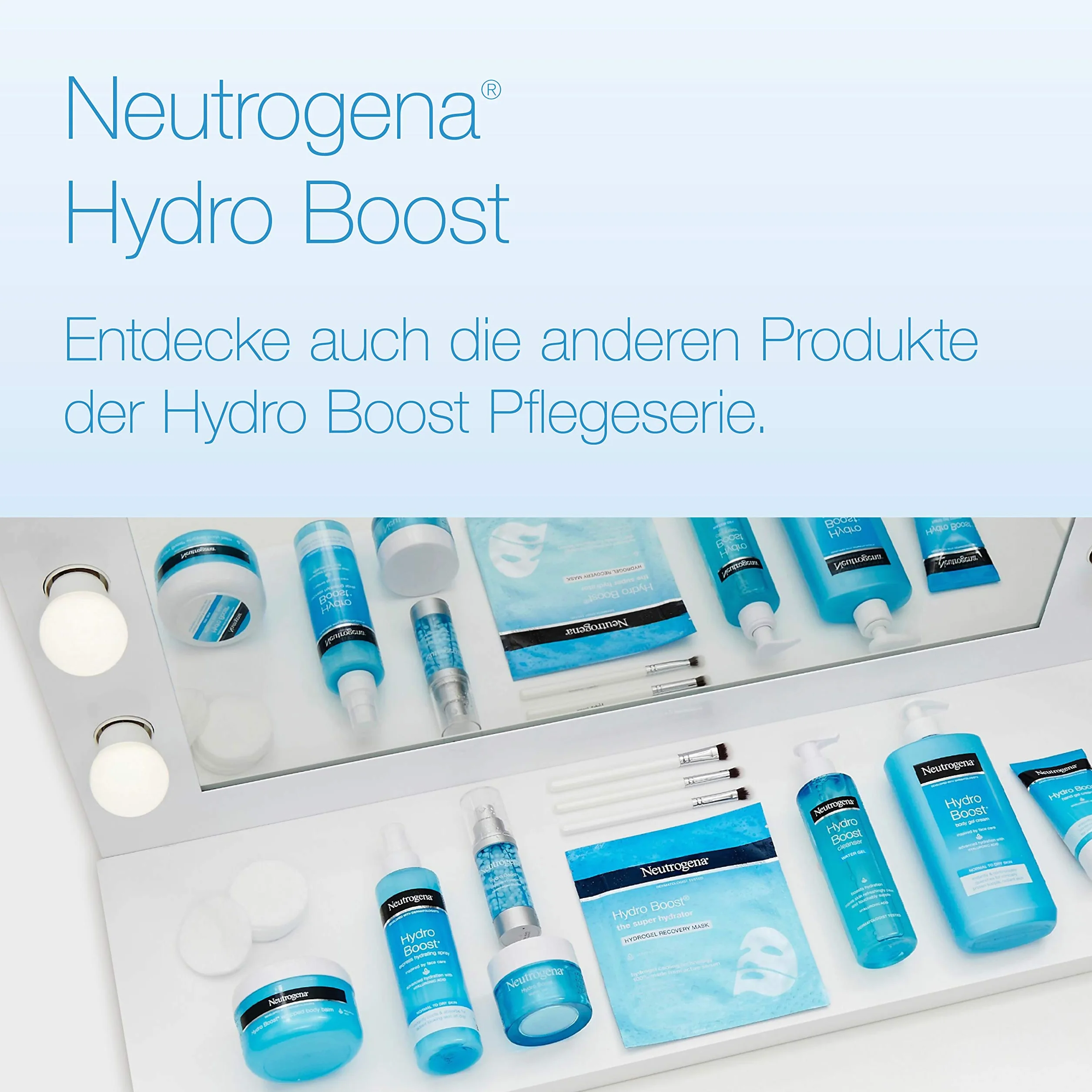 Neutrogena Hydro Boost Aqua Gel Lotion Nettoyante 200 ml Acide Hyaluronique