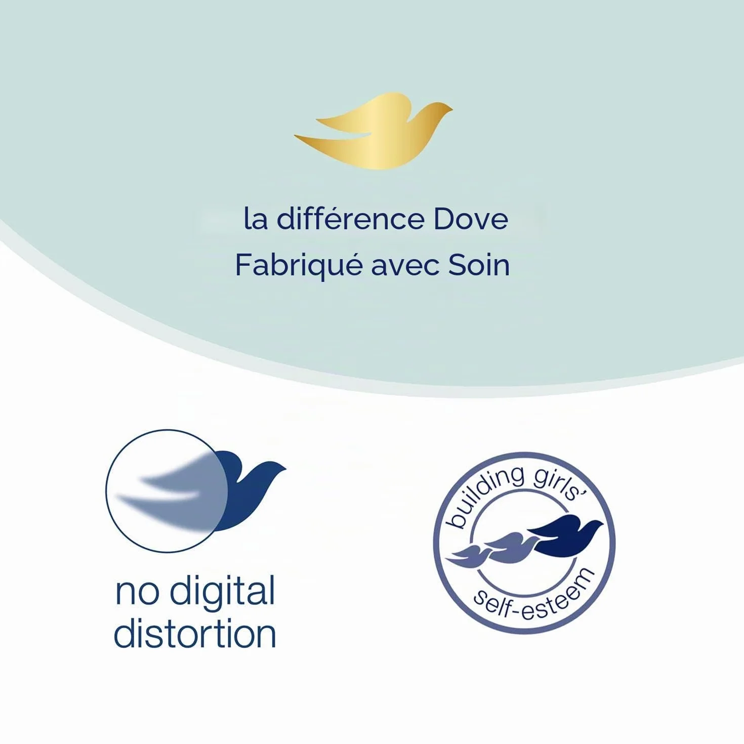 Dove Lot de 6 déodorants anti-transpirant 48H sans alcool 50 ml