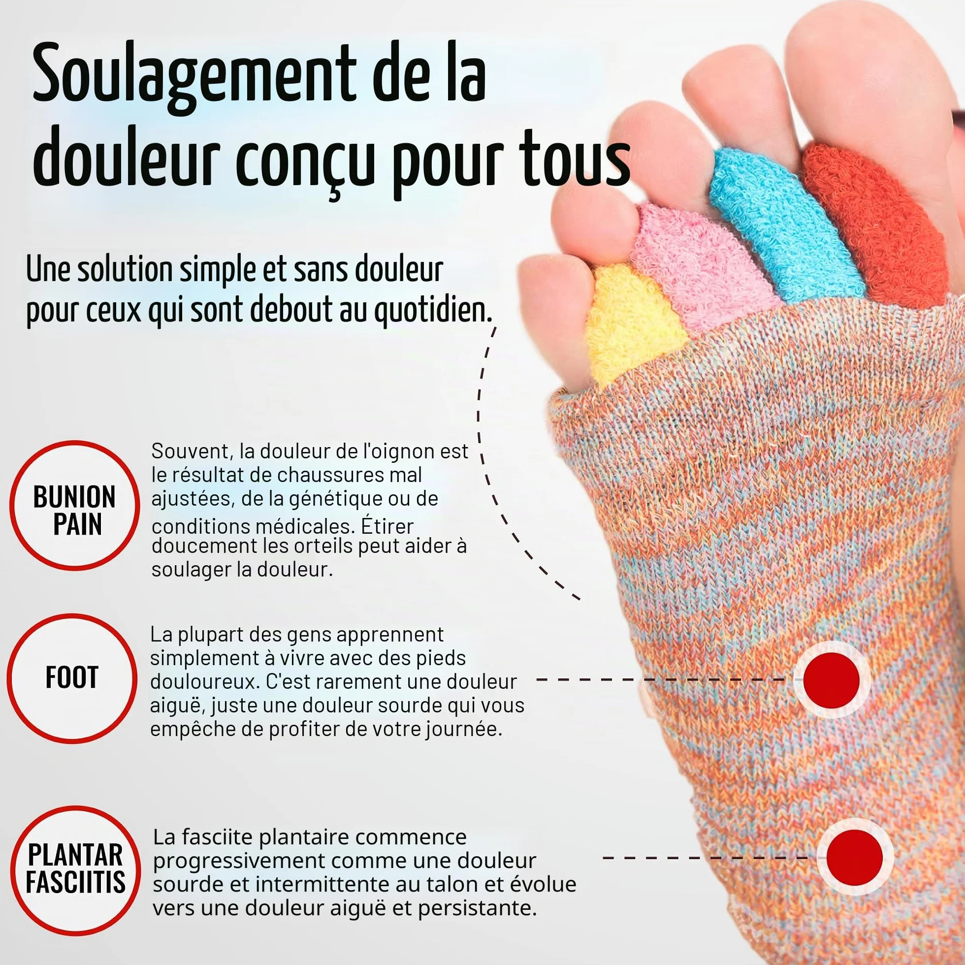 My Happy Feet Light Grey Régulier Femme (lot de 2)