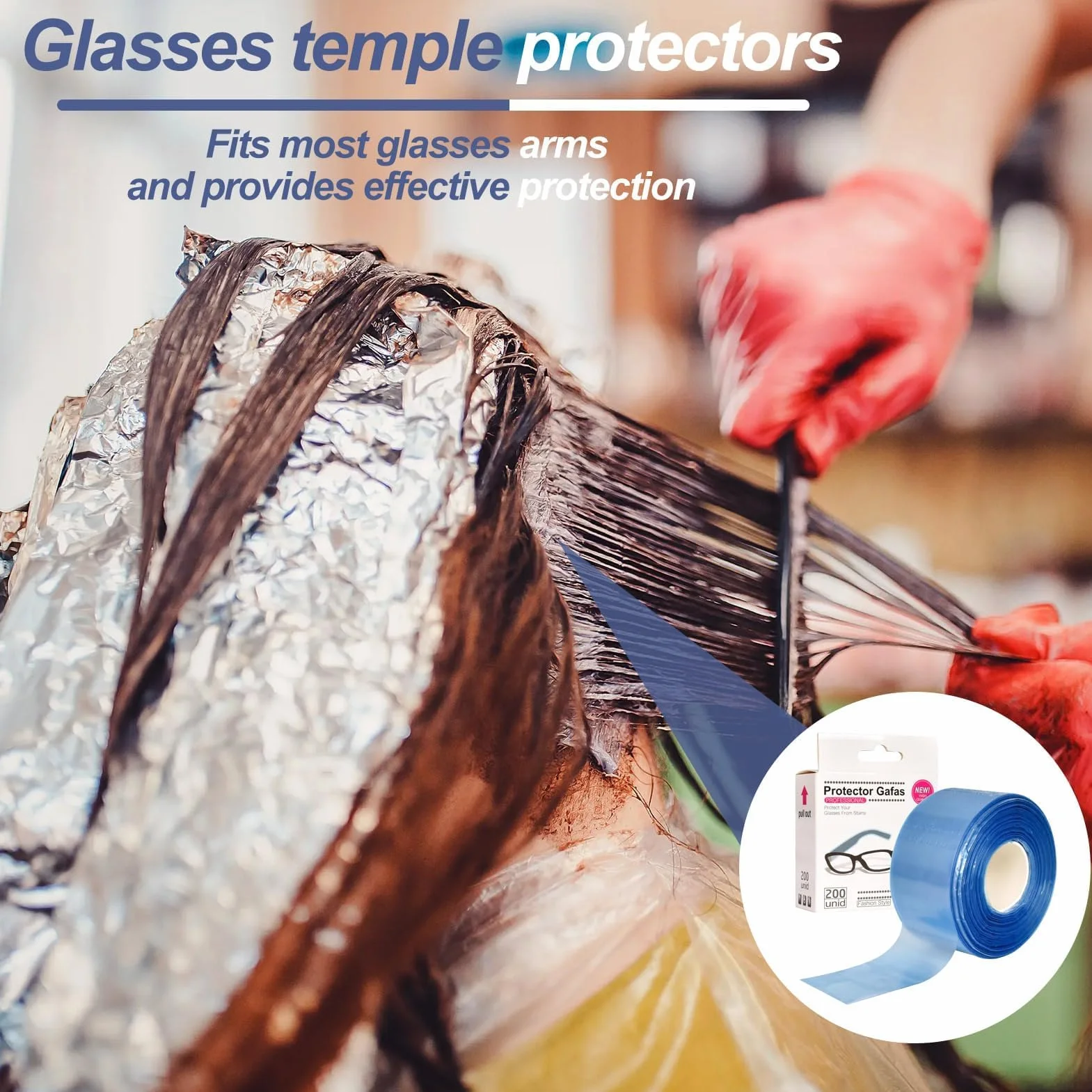 Protège Branches Lunettes Jetables 200PCS Protection Salon Coiffure
