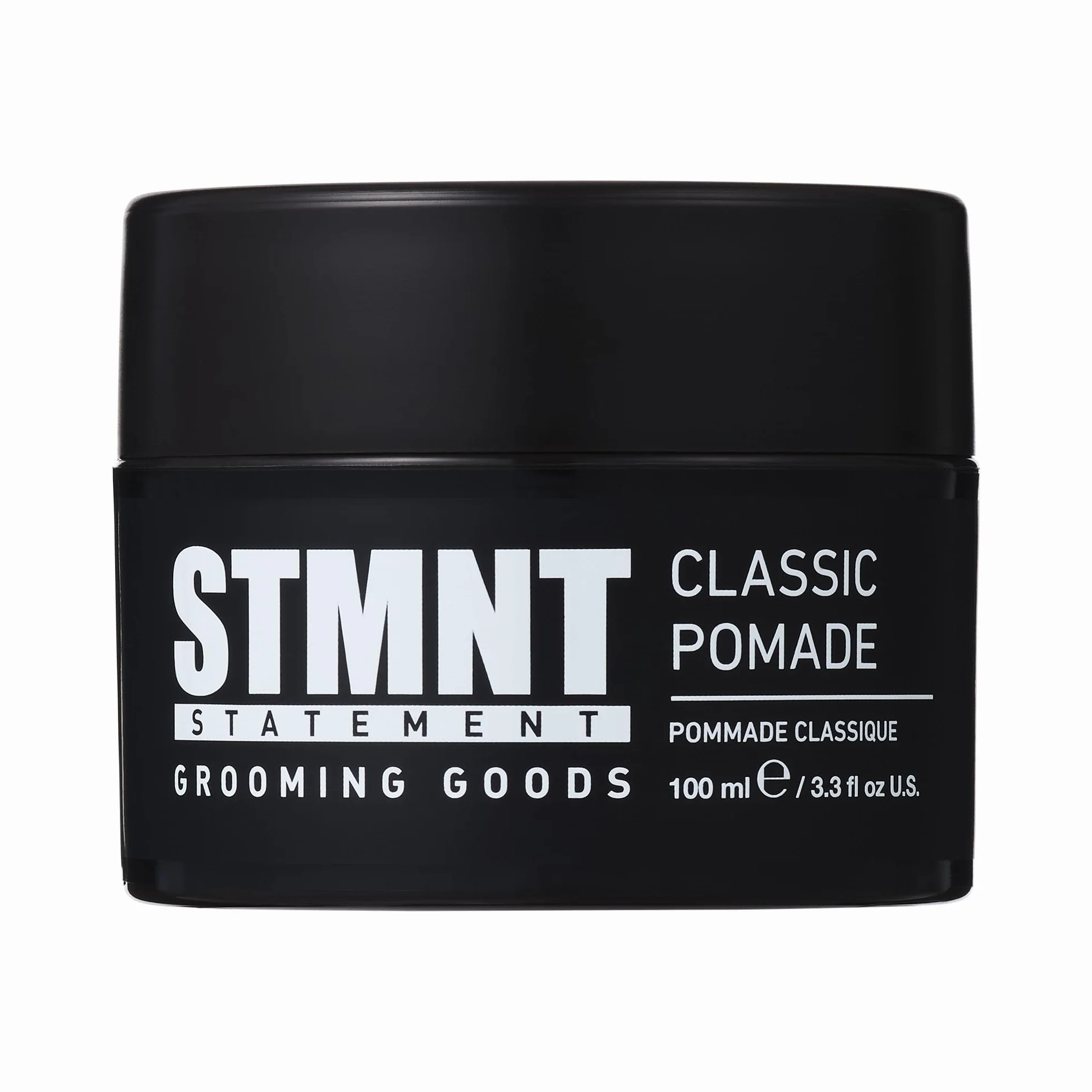 STMNT STATEMENT GROOMING GOODS Classic Pomade 100 ml Natural Shine Strong Hold Easy Washable