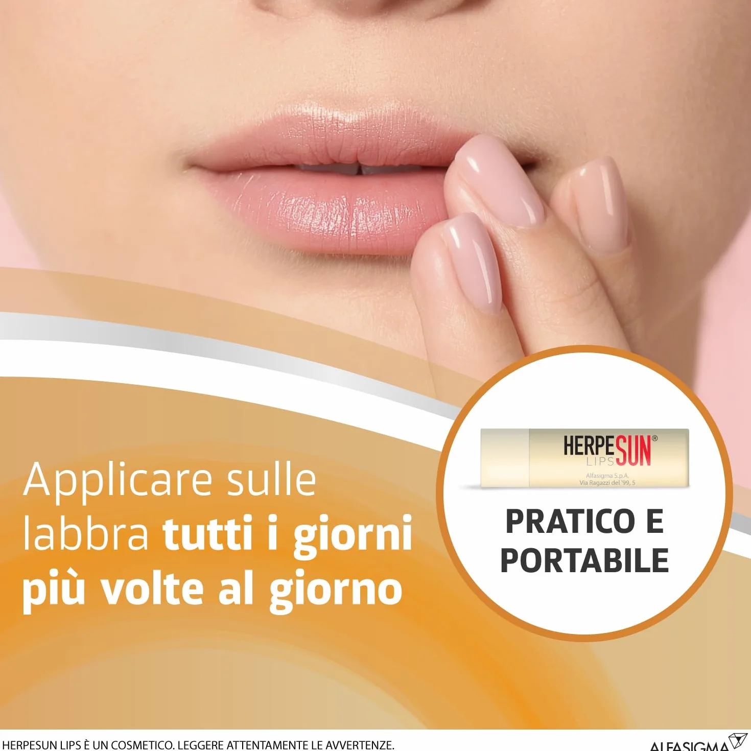 Herpesun Lips Rouge à Lèvres Protection Solaire SPF 20 5 ml