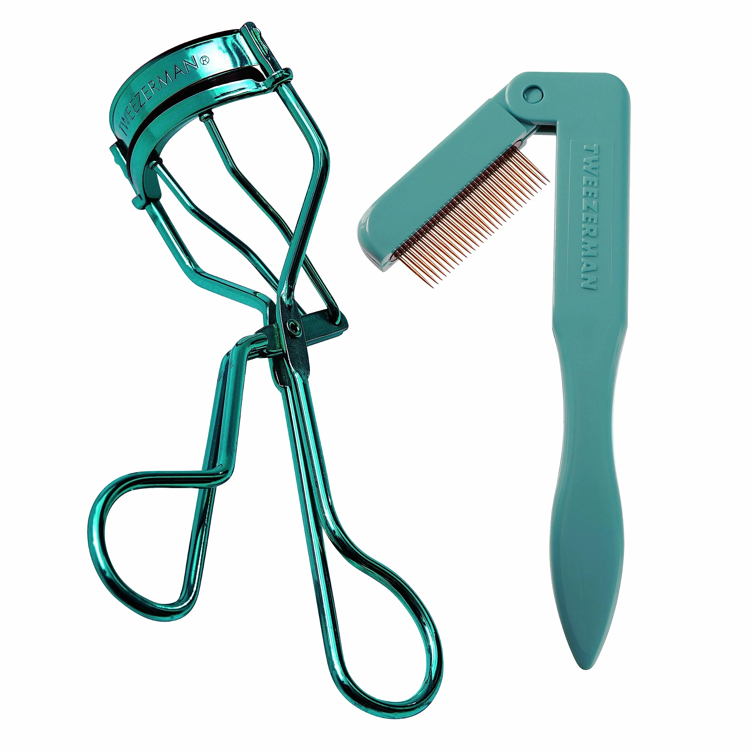 TWEEZERMAN Kit pour cils (avec recourbe-cils et peigne à cils, pour des cils soignés, disponible en plusieurs motifs)