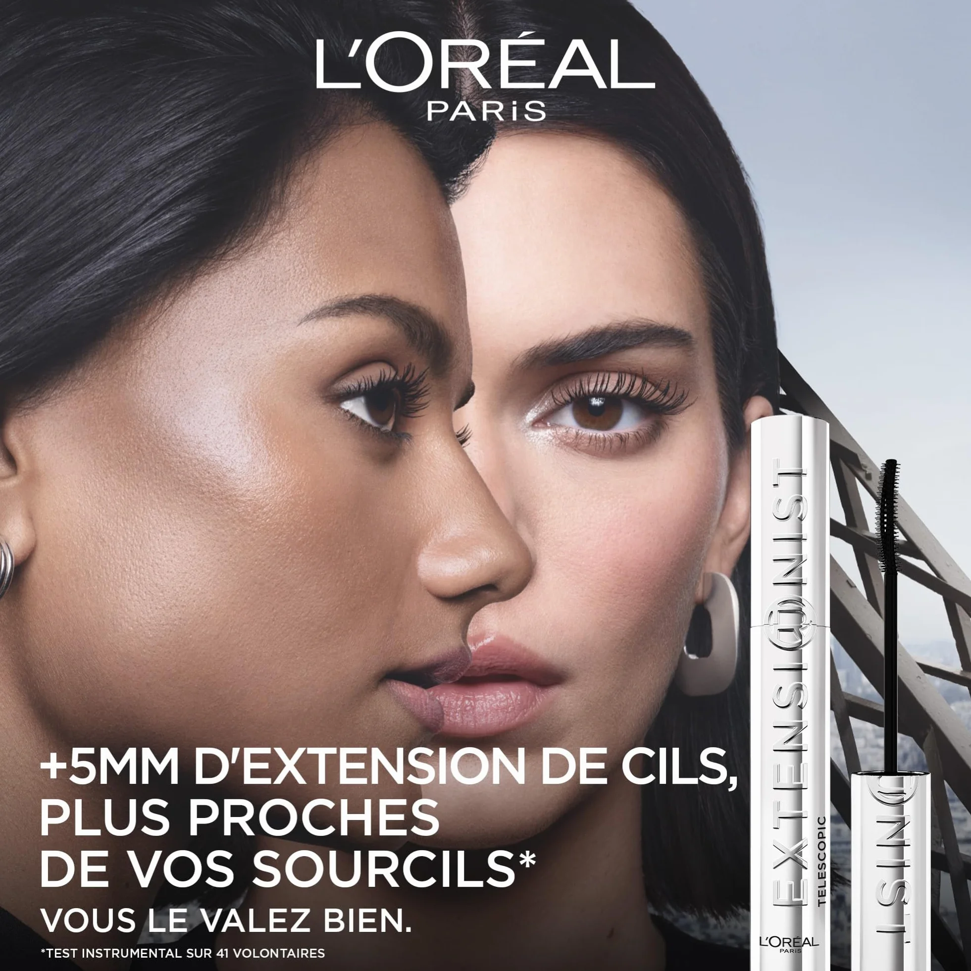 L'Oréal Paris Mascara Volume & Longueur Extensionist 9,9 ml Yeux Sensibles