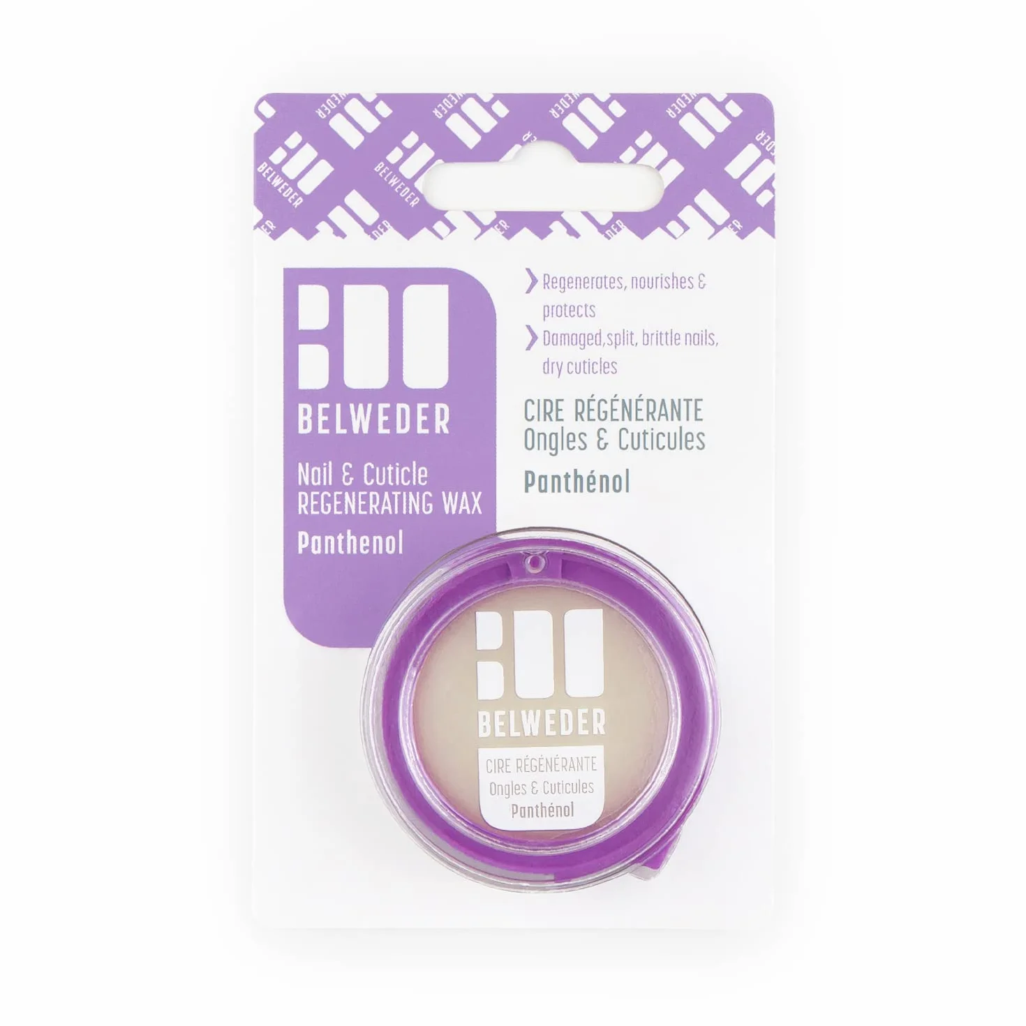 BELWEDER Cire Régénérante Ongles Cuticules Panthénol 5,5ml Soin Ongles Abîmés Renforce Répare
