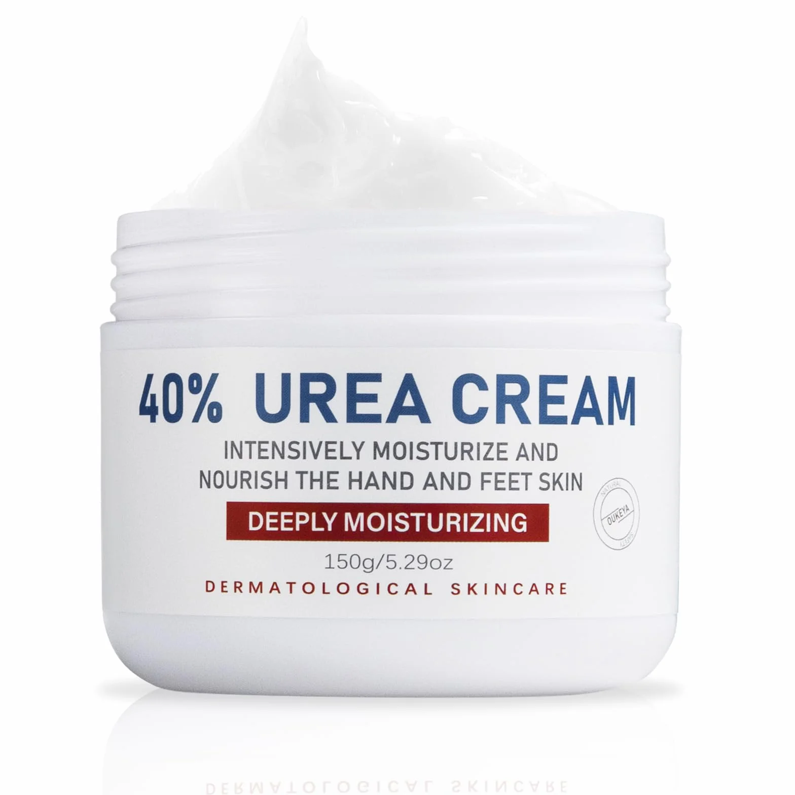 OUKEYA Crème d'Uree 40% Réparatrice Hydratante Mains Pieds Crevasses Gerçures Engelures Soins Intenses Nourrissante Corps