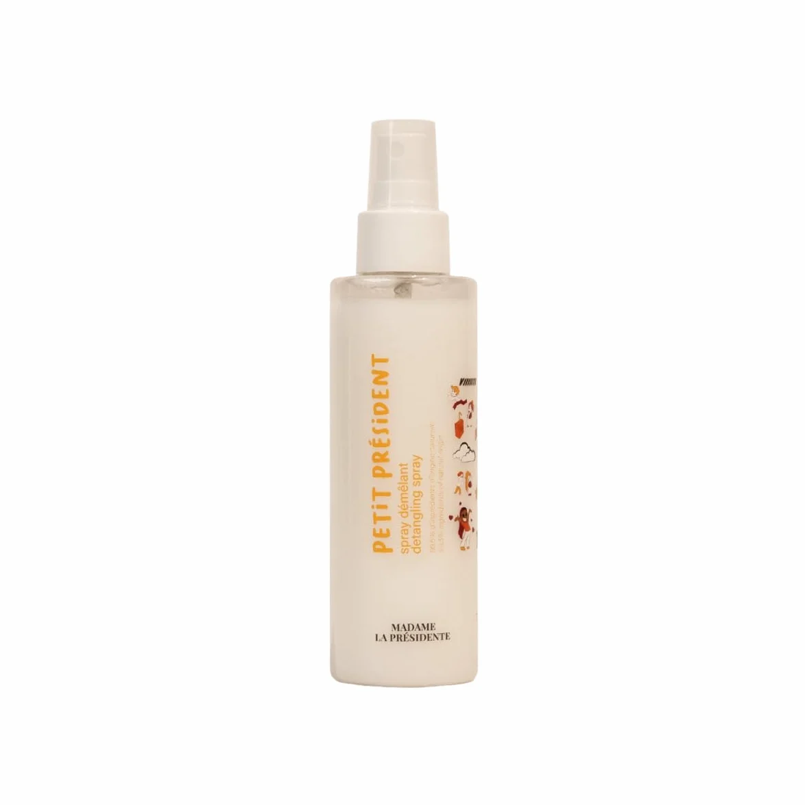 Madame La Présidente Petit Président Spray Démêlant Enfant 97% Ingrédients Naturels Aloe Vera Beurre de Karité 200 ml