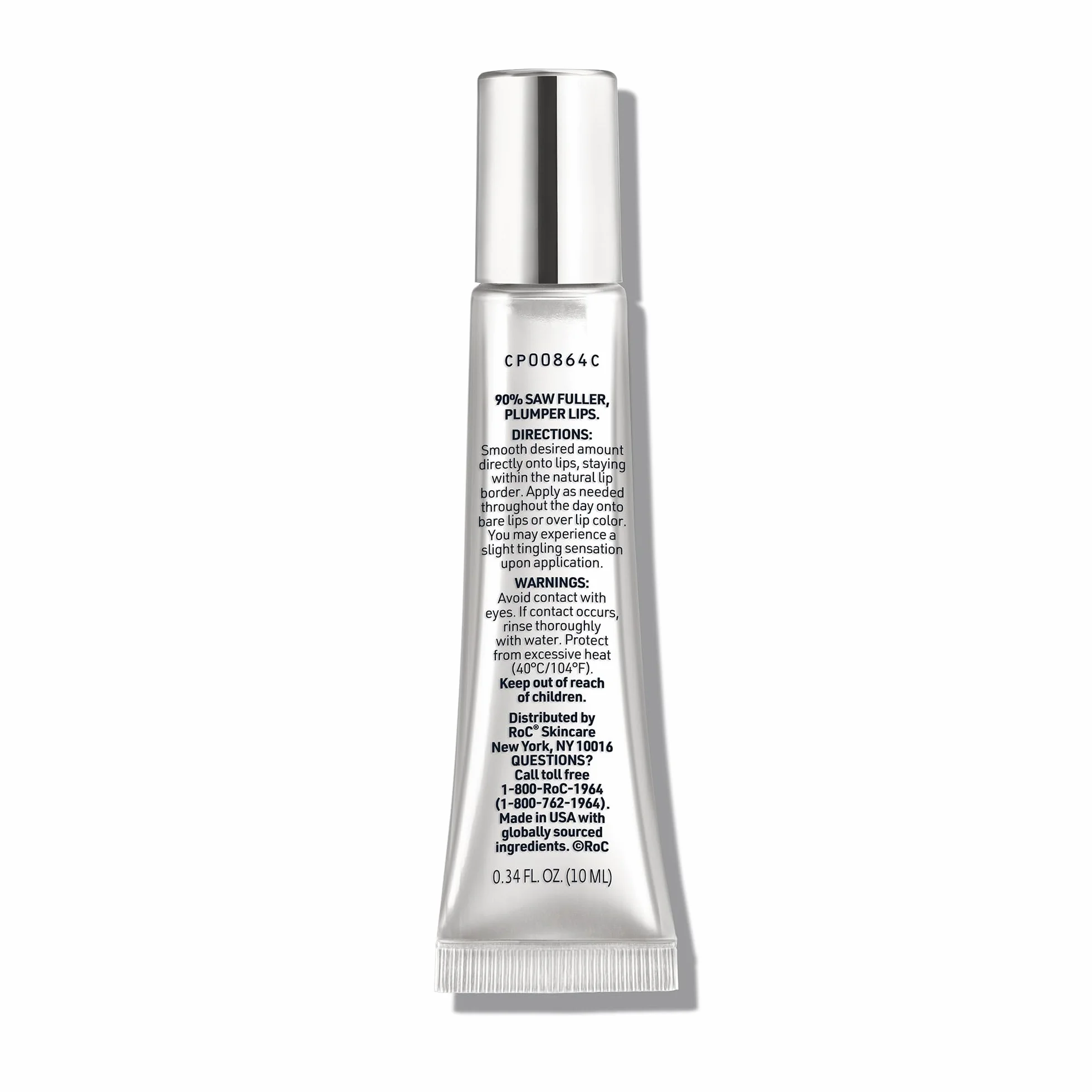 RoC Derm Correxion Lip Volumizer Baume Repulpant Acide Hyaluronique Peptides Collagène 10 ml