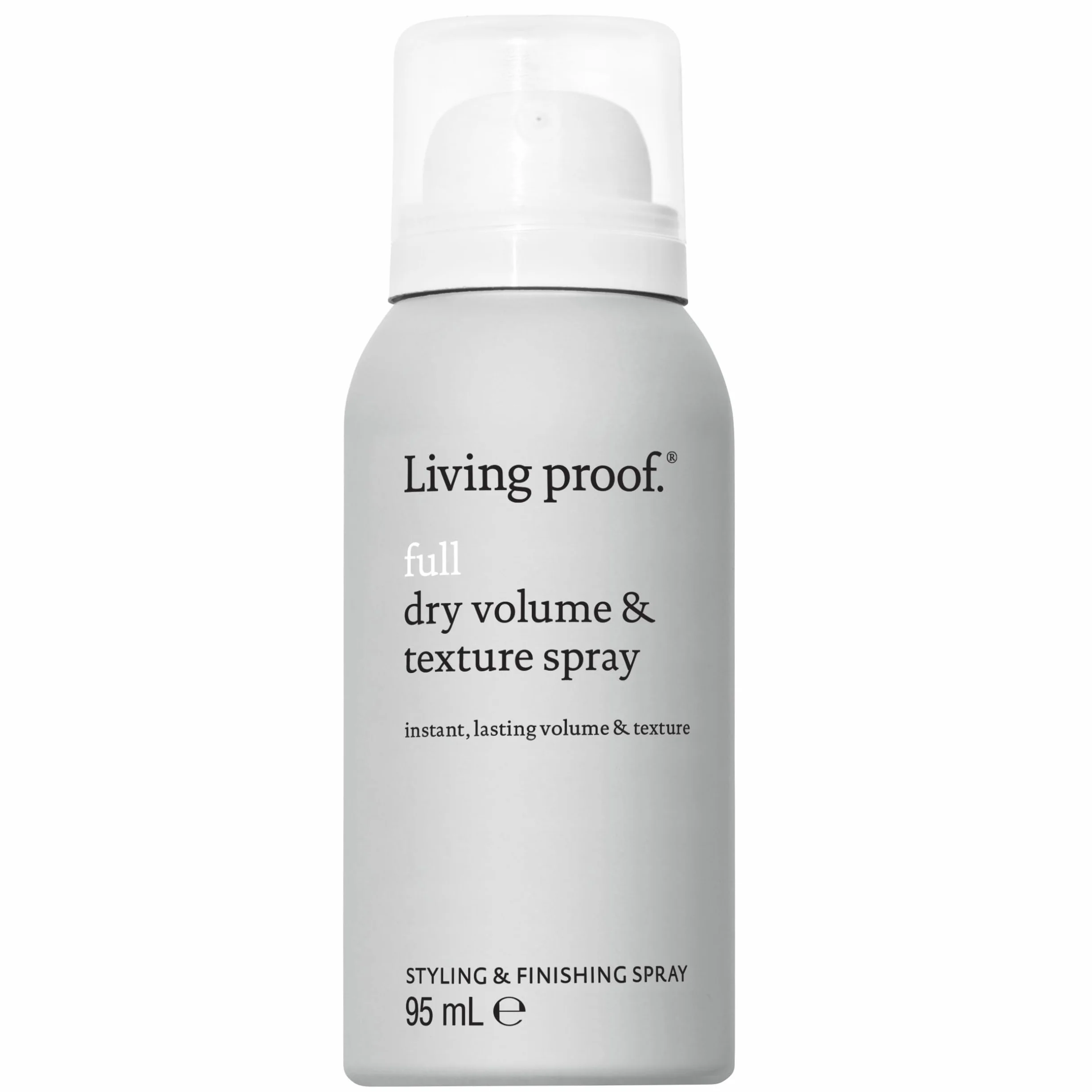 Living Proof Full Dry Volume & Texture Spray | Spray texturisant pour cheveux fins et clairsemés pour du volume et du corps | Protection contre la chaleur et look naturel | 95ml