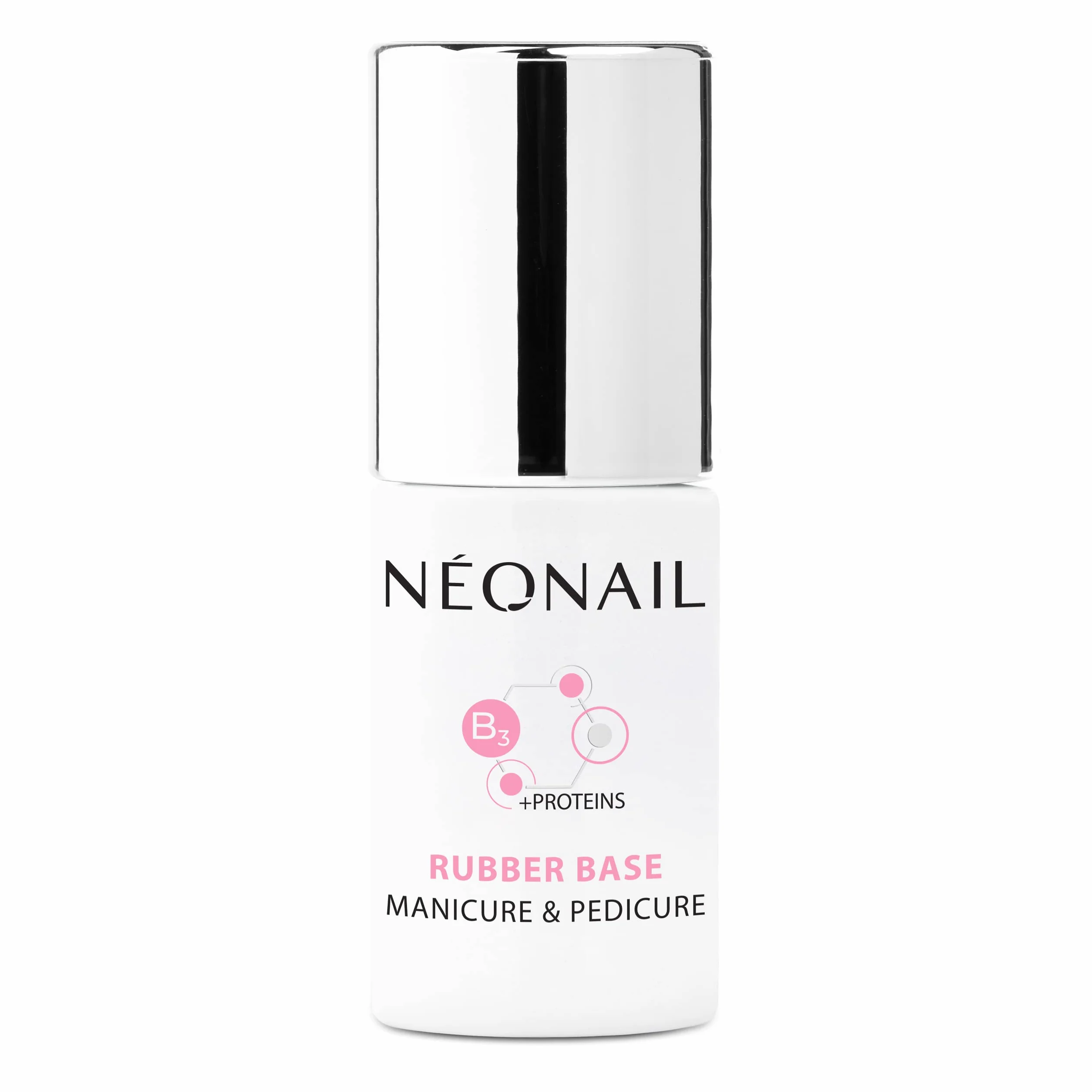 NÉONAIL Vernis Semi Permanent Base Coat 7,2 ml - Vernis Gel UV Semi Permanent - Rubber Base - Vernis à Ongles - Gel Polish - Gel UV - Nail Art