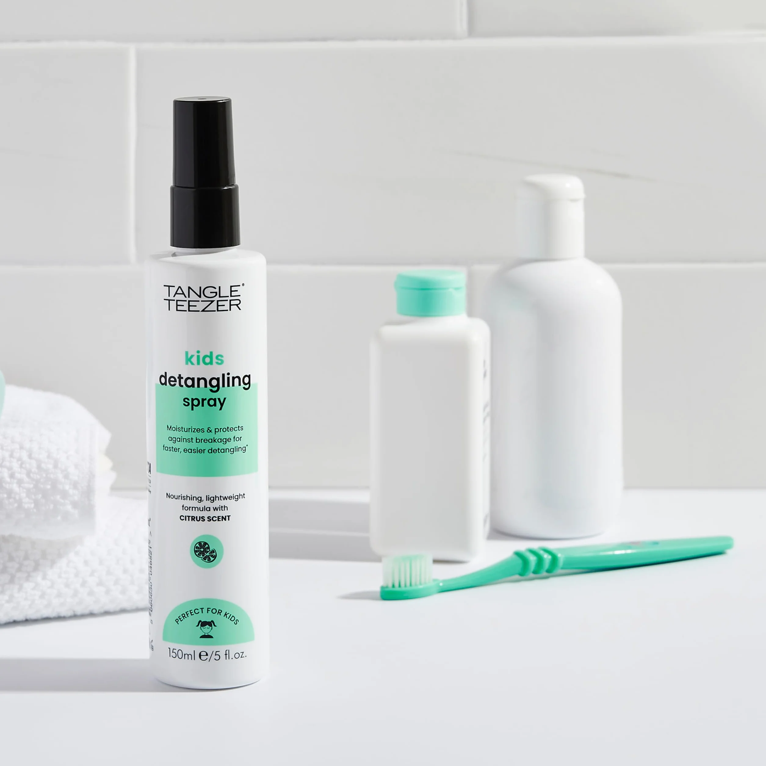 Tangle Teezer Spray Démêlant Enfant Parfum Agrumes, Démêle Efficacement, Végane Sans Cruauté